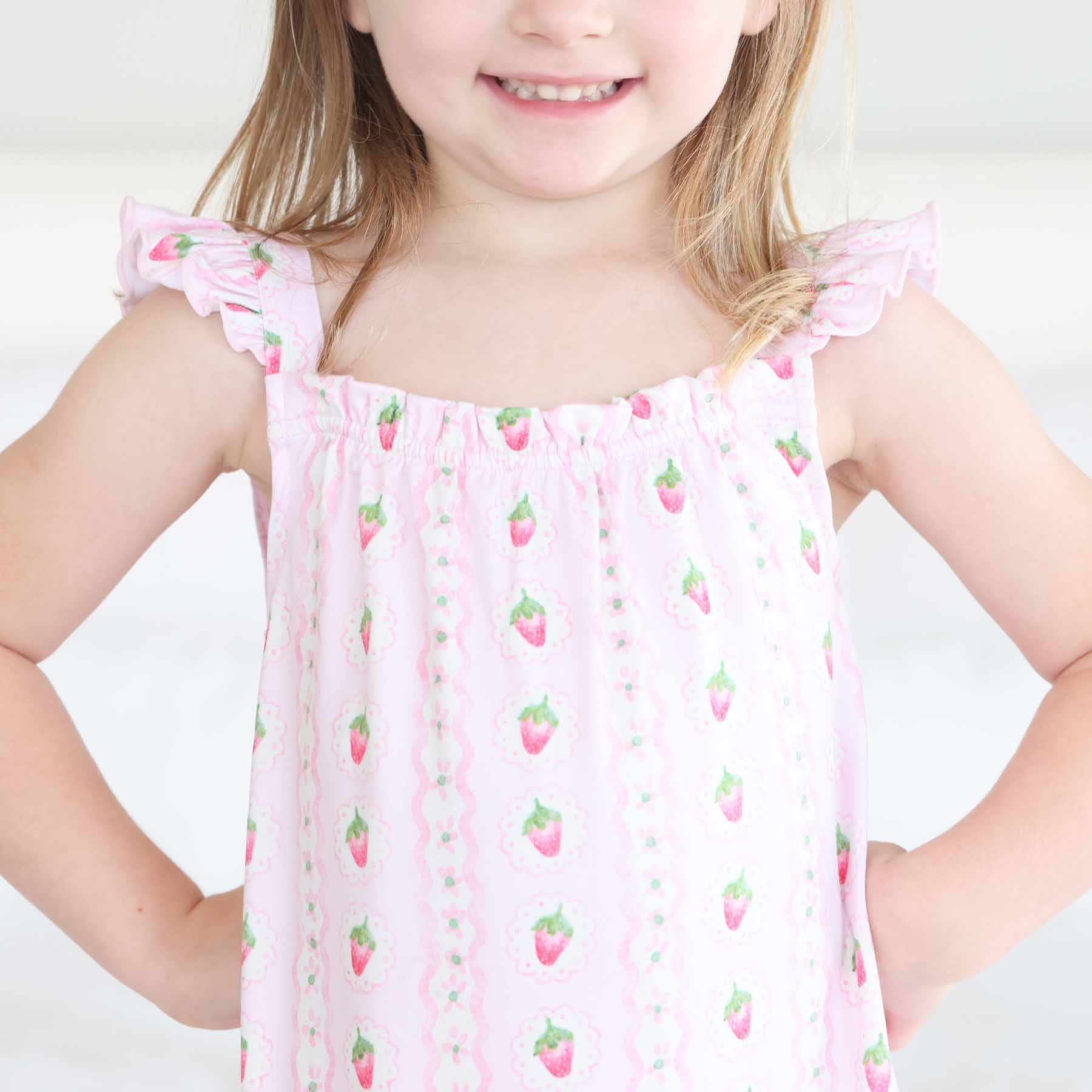 Full Length Ruffle Nightgown | Berry Sweet - Image 13