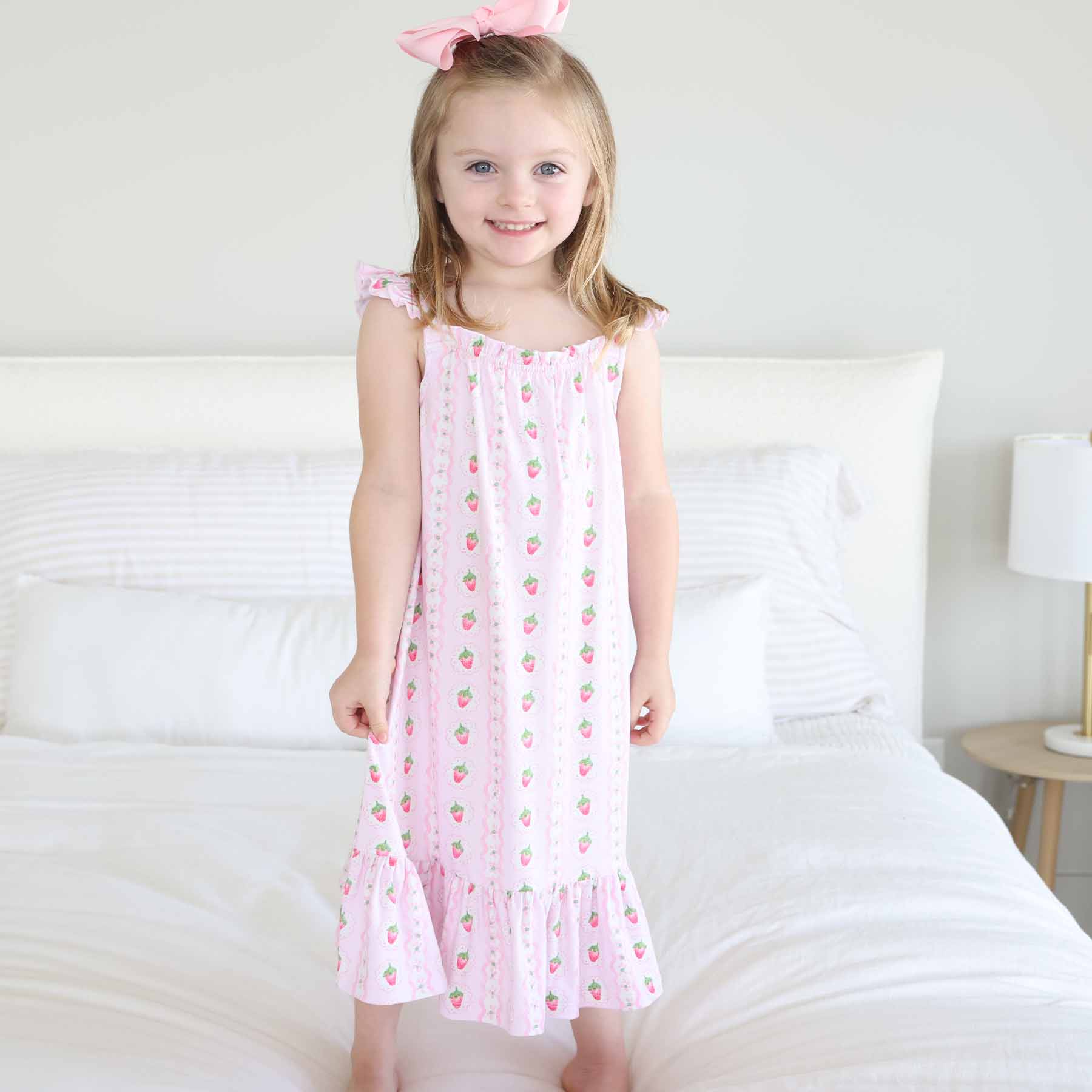 Full Length Ruffle Nightgown | Berry Sweet - Image 3