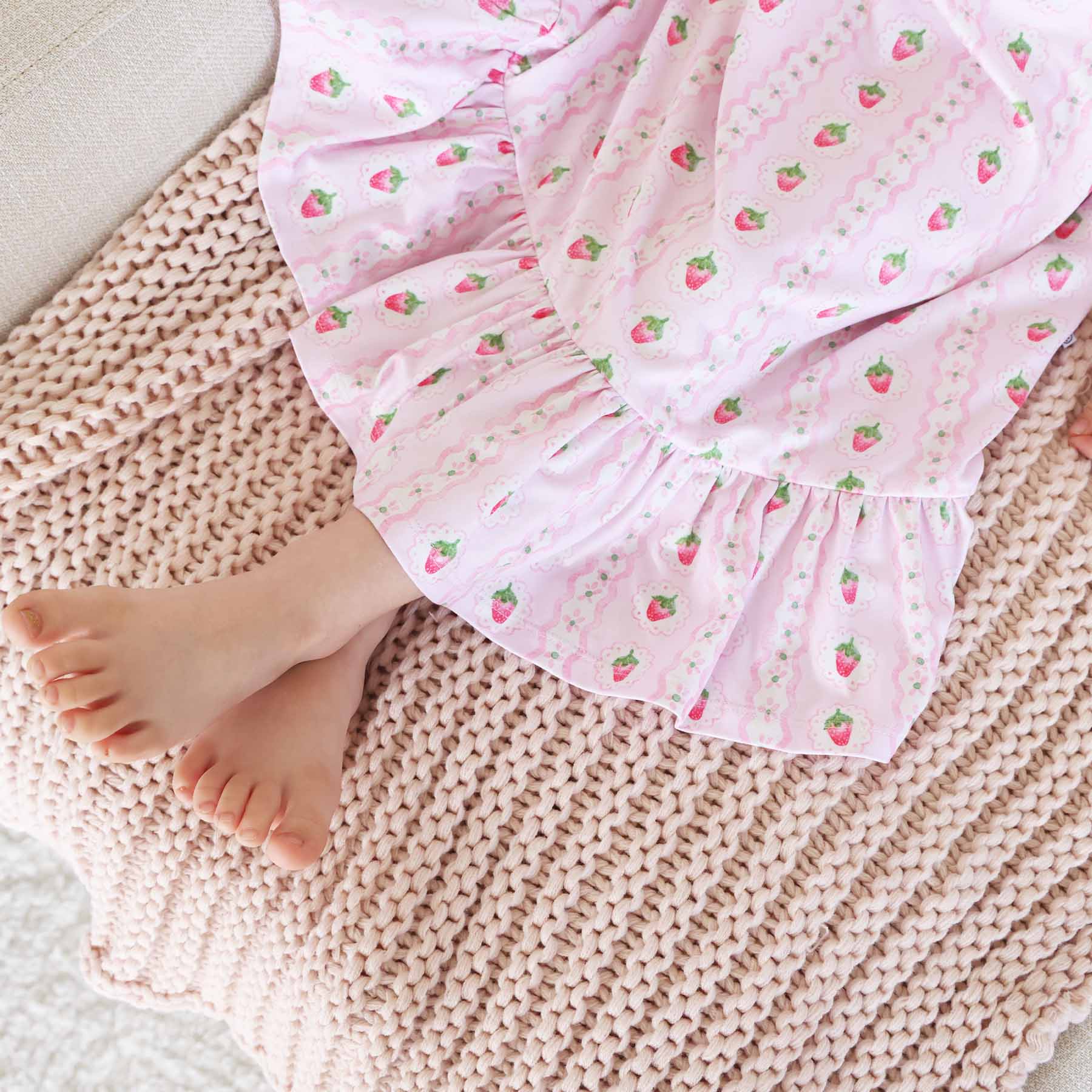 Full Length Ruffle Nightgown | Berry Sweet - Image 5