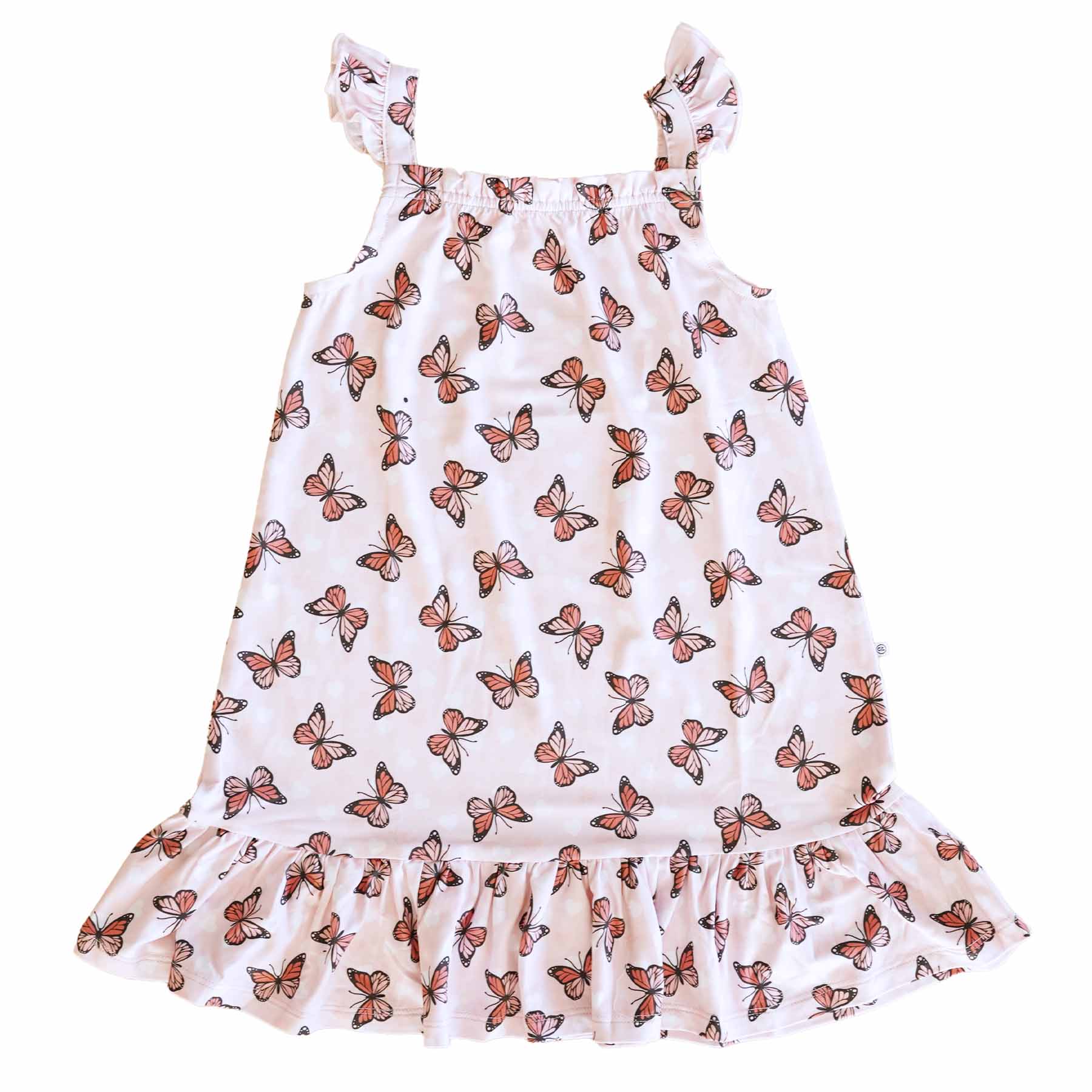 Full Length Ruffle Nightgown | Butterfly Dreams - Image 2
