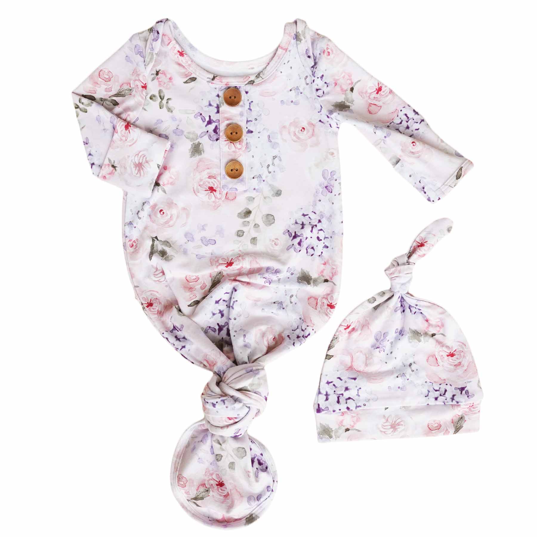 Printed Knot Gowns for Girls | Best Sellers - Image 12