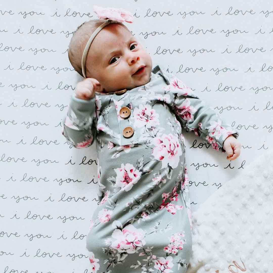 Printed Knot Gowns for Girls | Best Sellers - Image 37