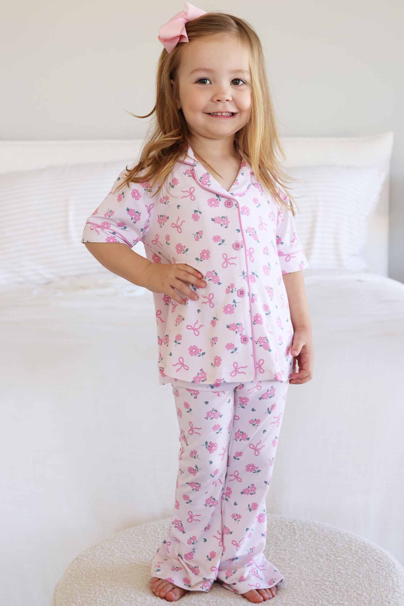 Girl's Two Piece Flare Lounge Sets - Image 42