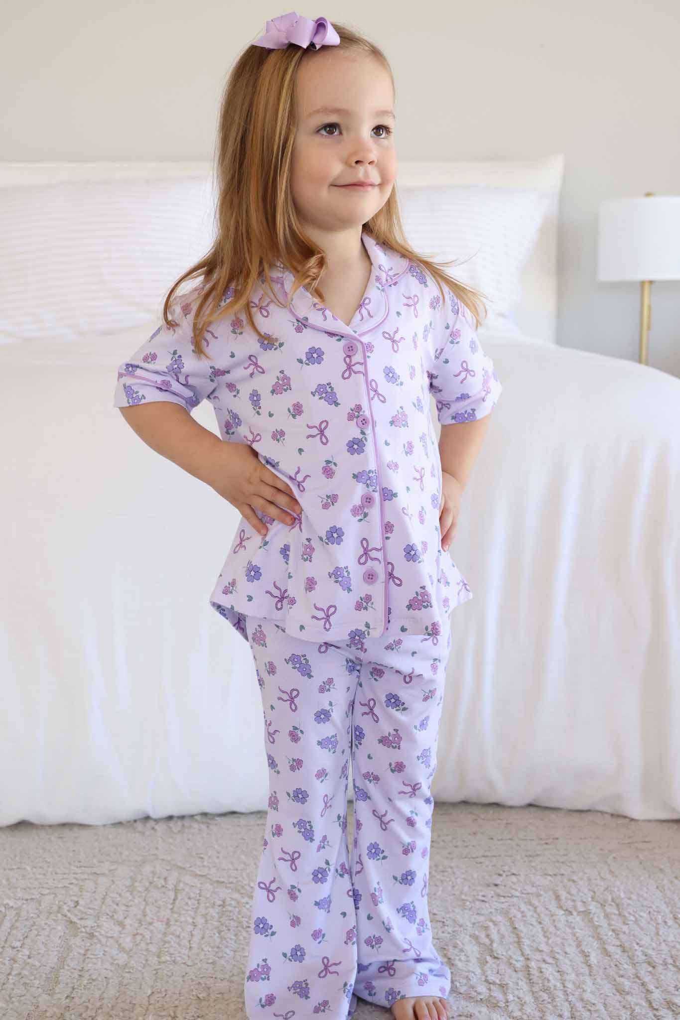 Girl's Two Piece Flare Lounge Sets - Image 58