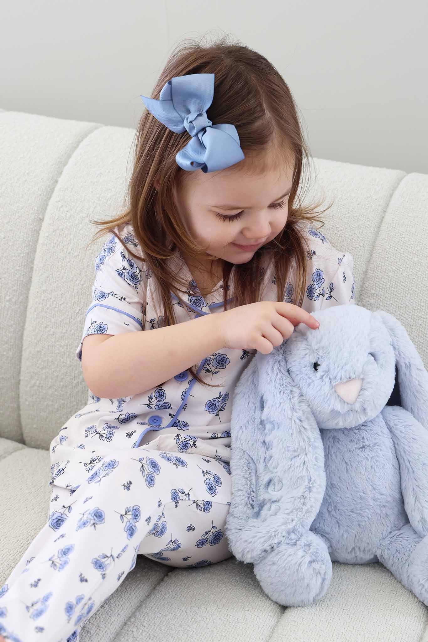 Girl's Two Piece Flare Lounge Set | Sapphire Garden - Image 7