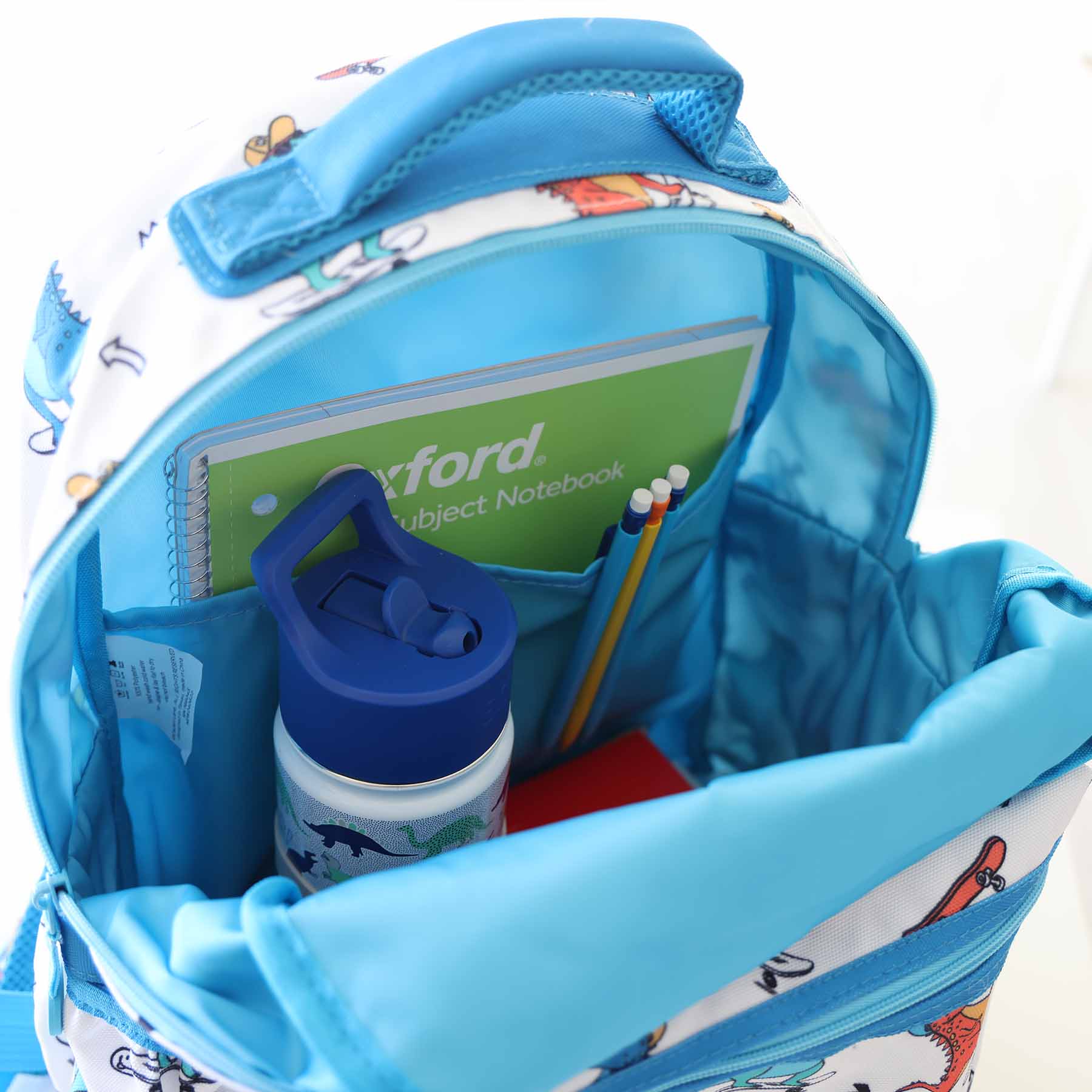 Kids Embroidered Backpack | Totally T-Rex - Image 4