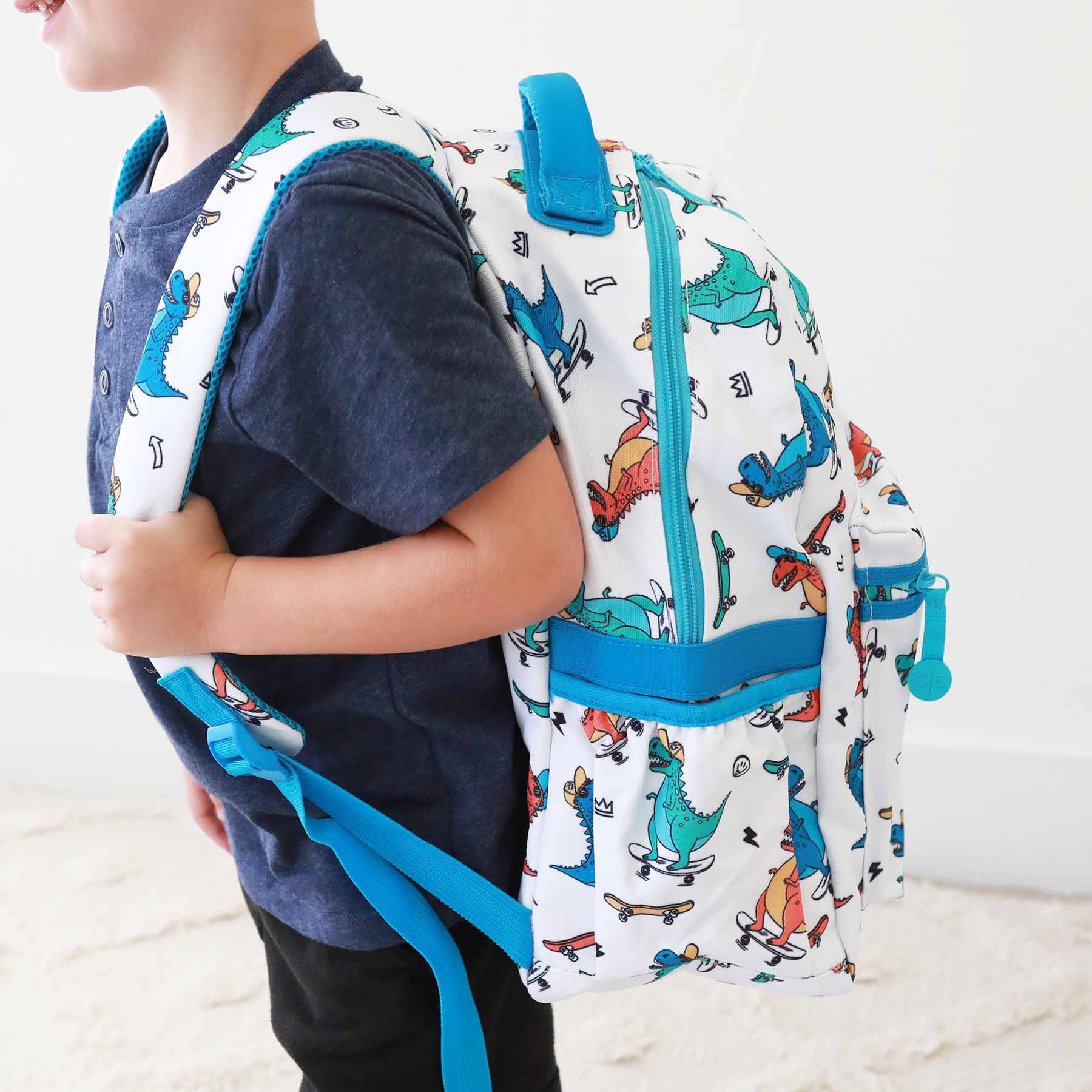 Kids Embroidered Backpack | Totally T-Rex - Image 9