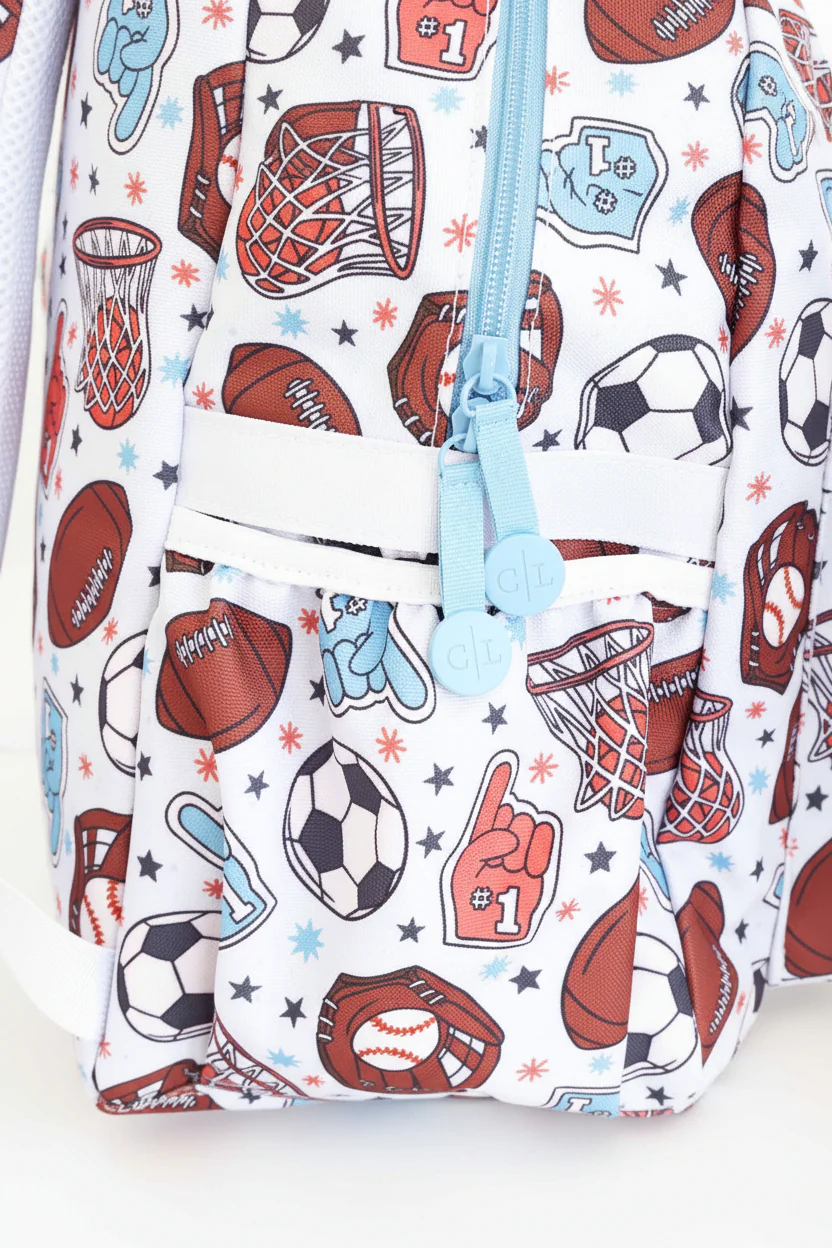 Kids Embroidered Backpack | Half Time - Image 6