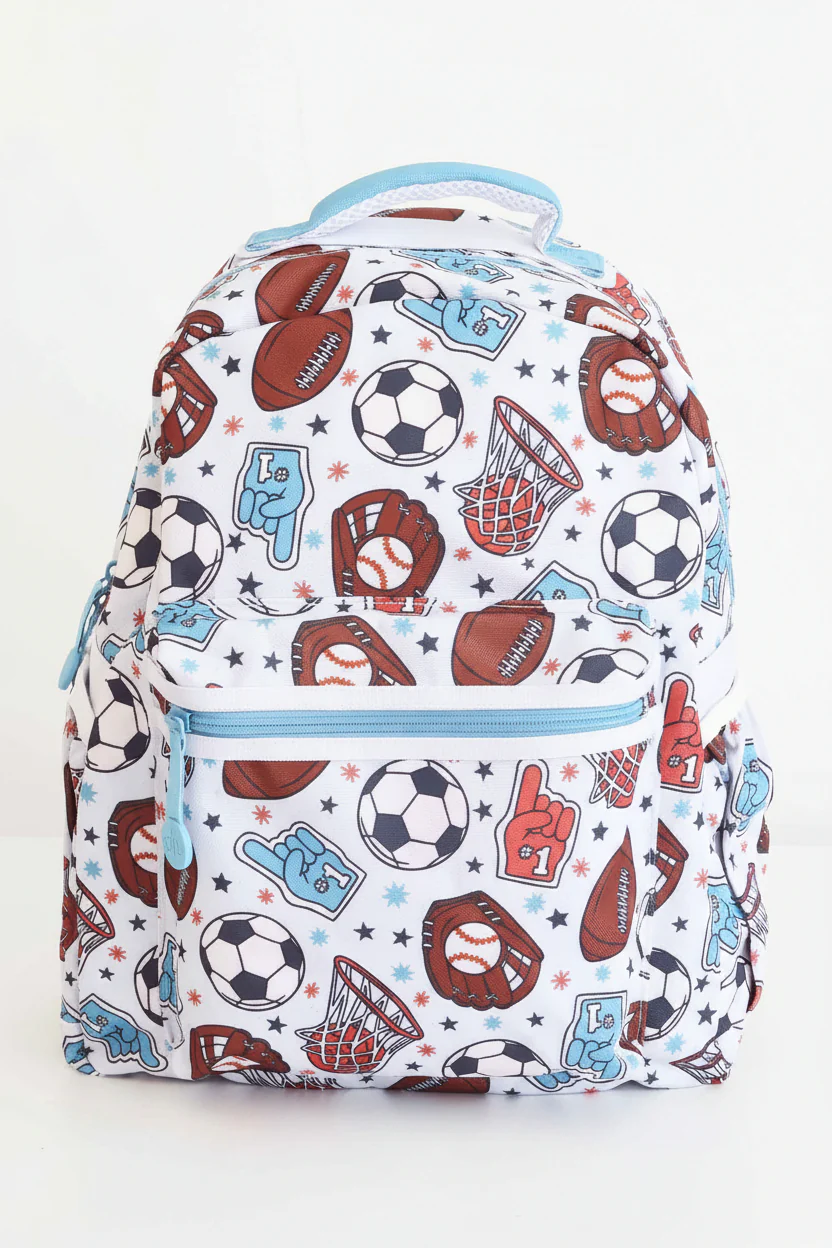 Kids Embroidered Backpack | Half Time - Image 9