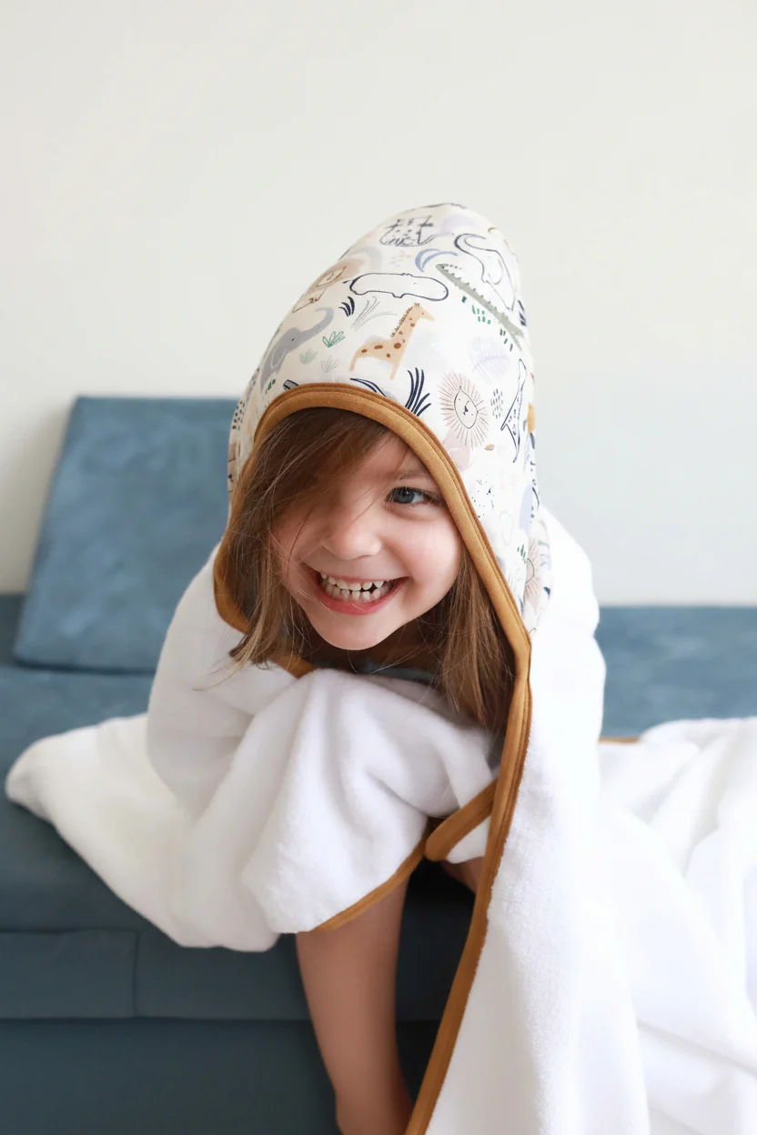 Kids Bamboo Hooded Towels - Image 7