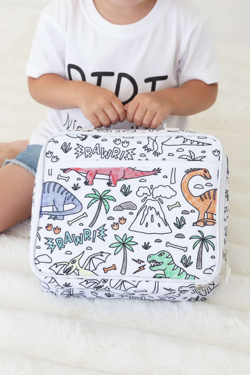 Kids Colorable Lunchbox | Jurassic Playground - Image 6