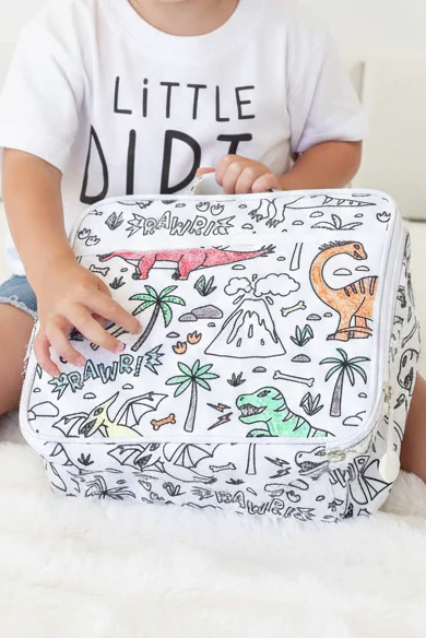 Kids Colorable Lunchbox | Jurassic Playground - Image 9