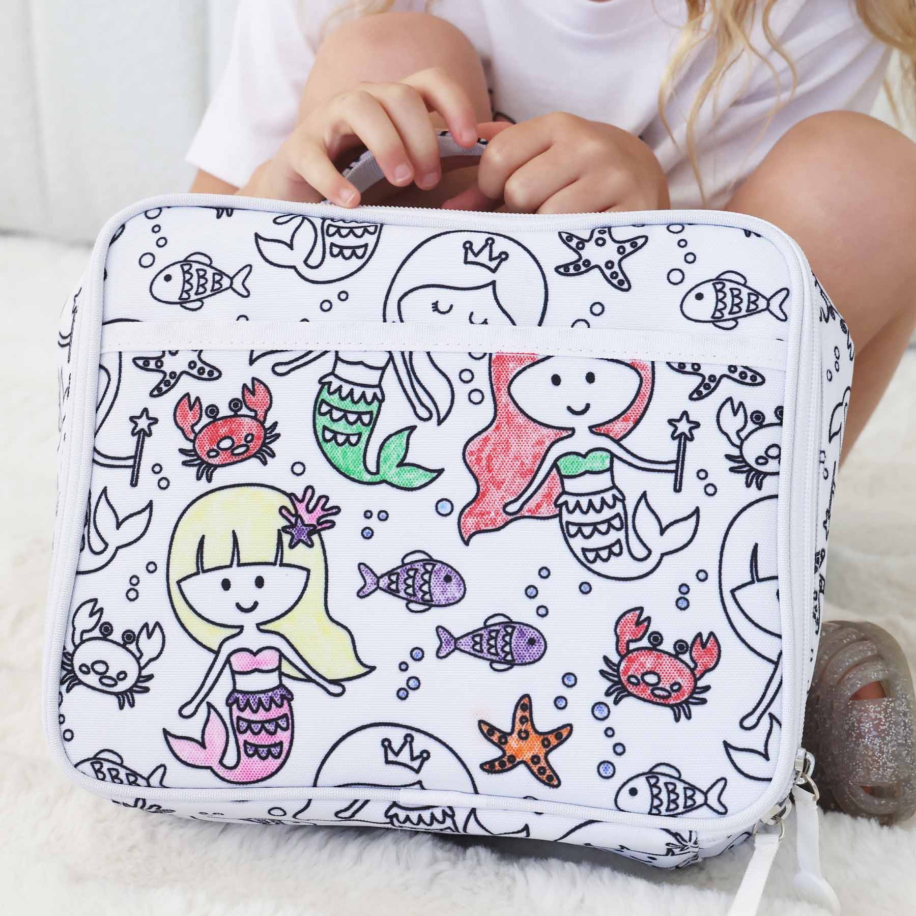 Kids Colorable Lunchbox | Mermaid Magic - Image 12