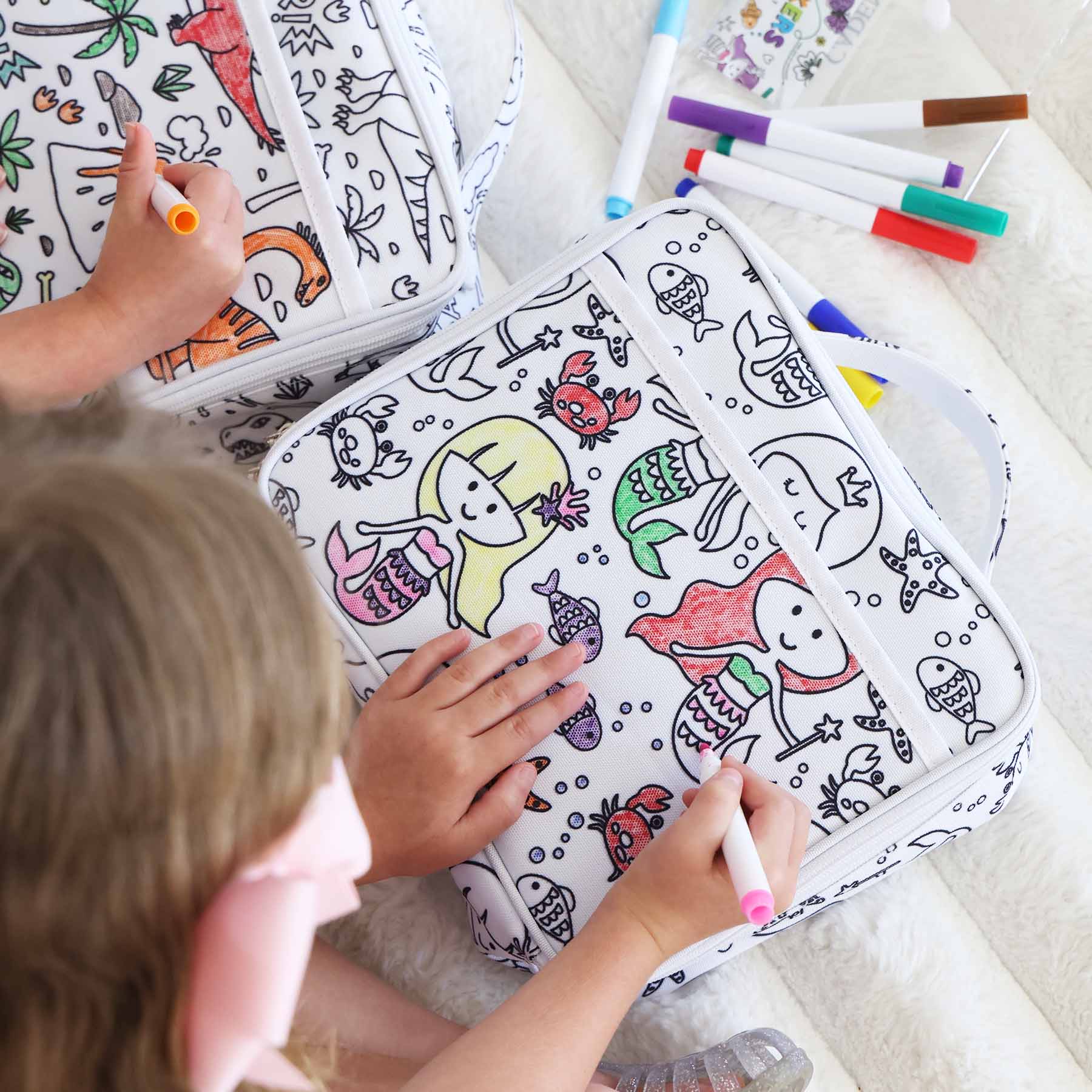 Kids Colorable Lunchbox | Mermaid Magic - Image 7