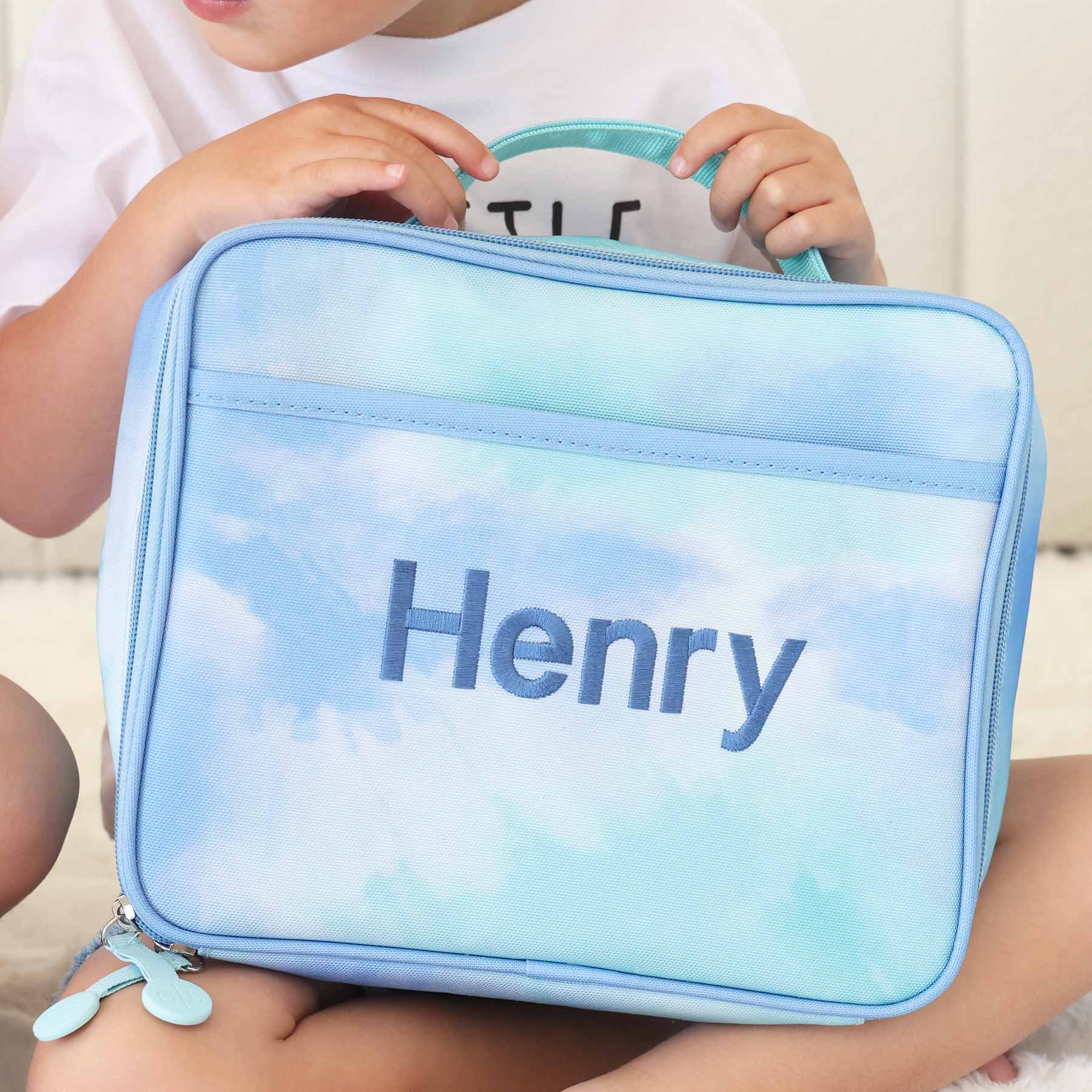 Kids Embroidered Lunchbox | Tie-Dye Skies - Image 6