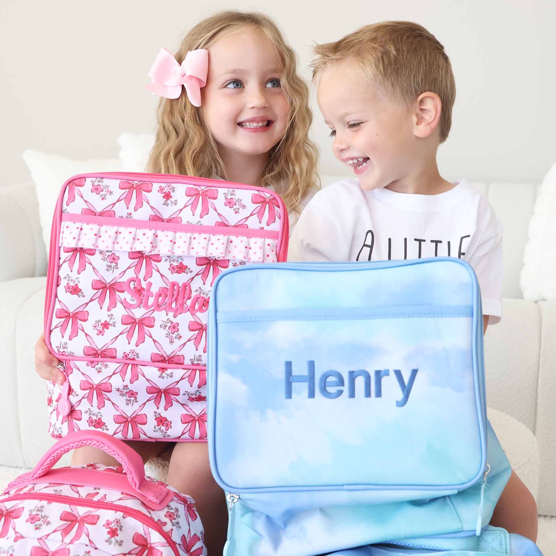 Kids Embroidered Lunchbox | Tie-Dye Skies - Image 7