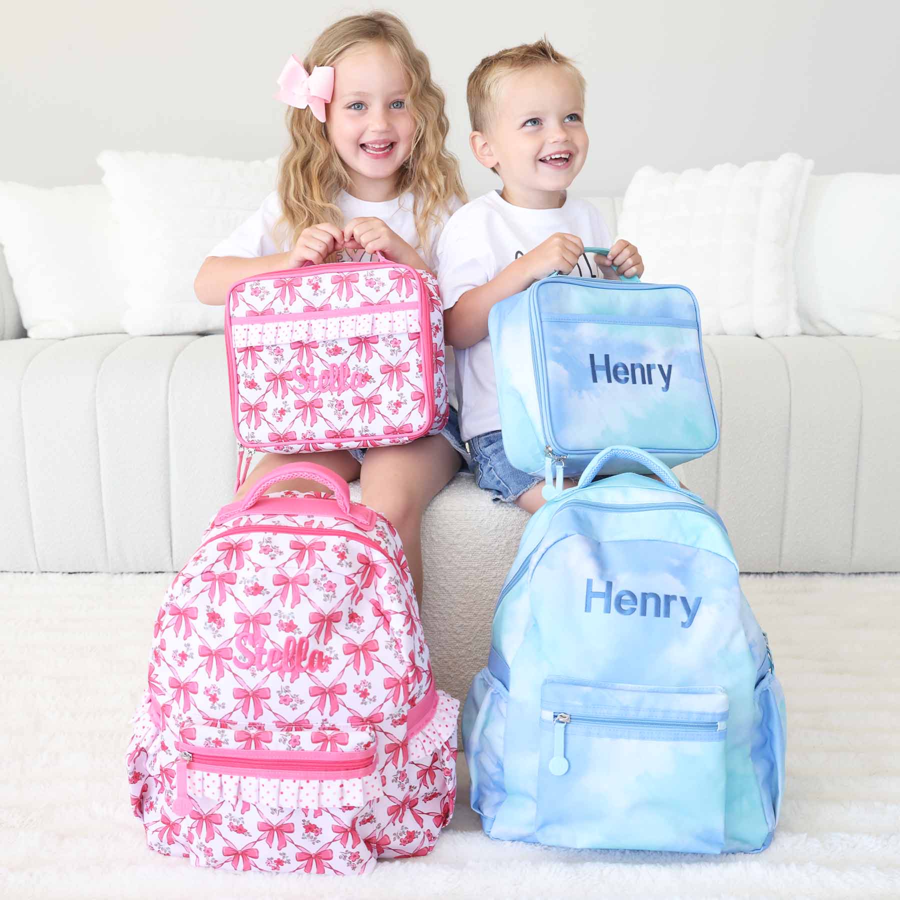 Kids Embroidered Lunchbox | Tie-Dye Skies - Image 8