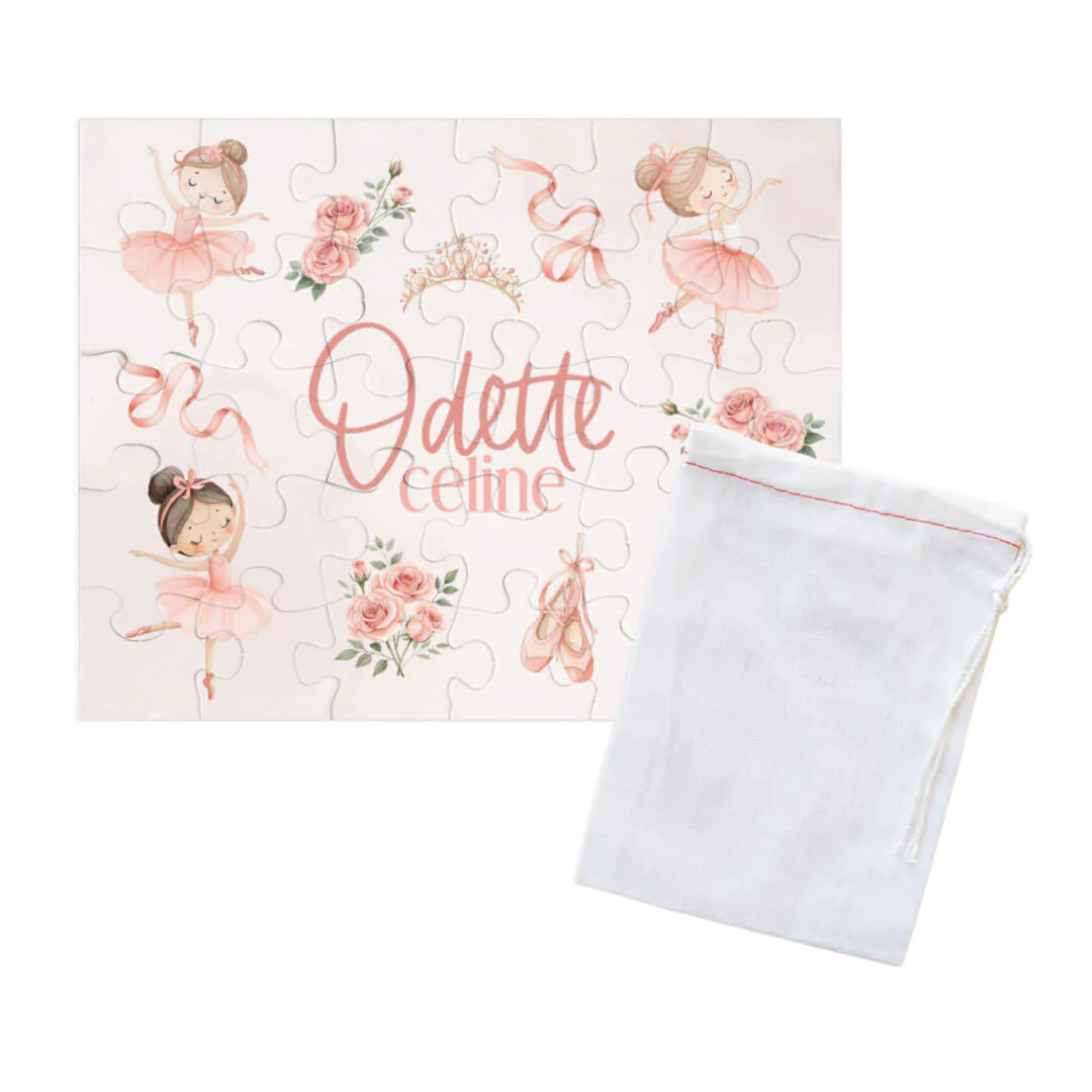 Kids Personalized 30 Piece Puzzle | Ballet Princess - Image 2
