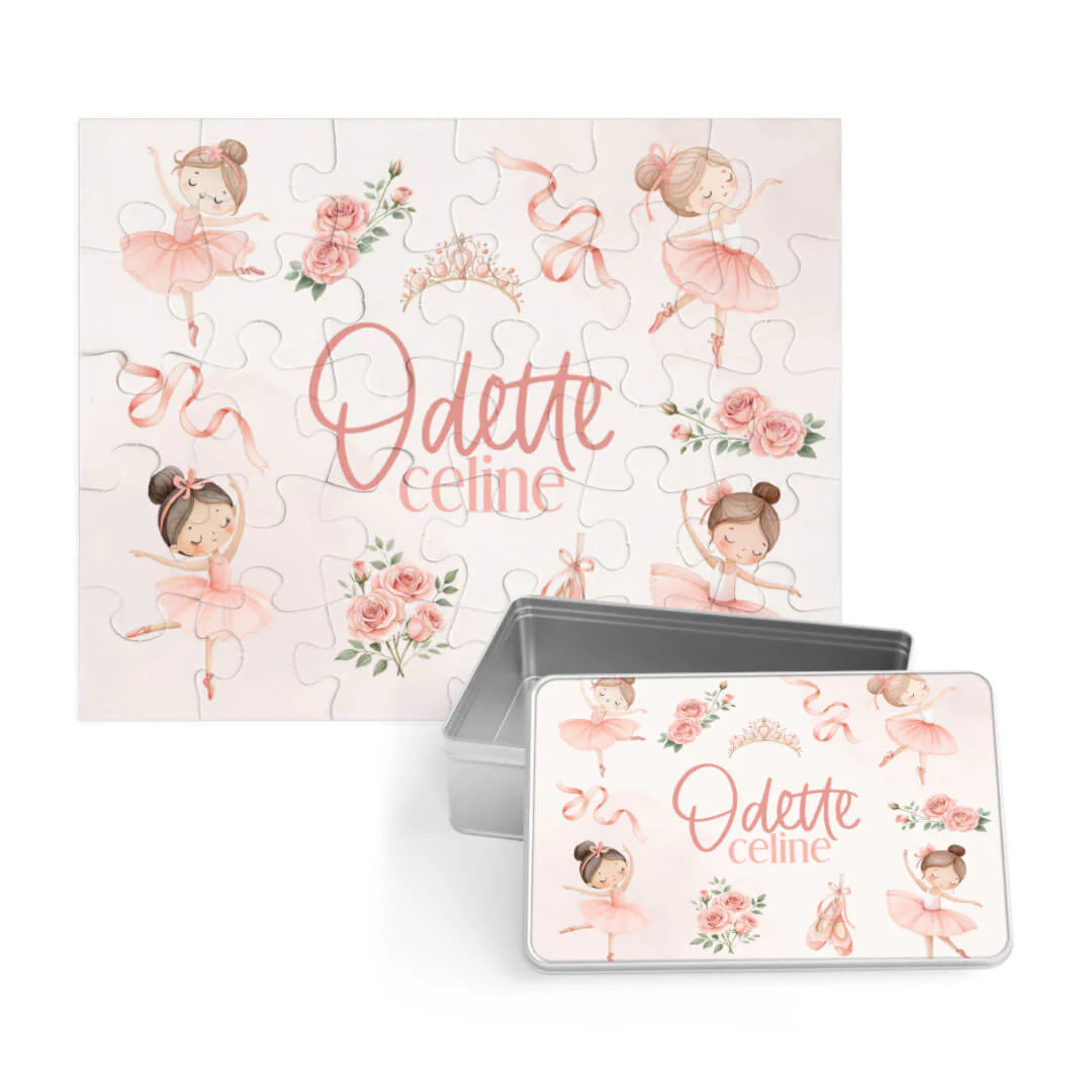 Kids Personalized 30 Piece Puzzle | Ballet Princess - Image 3