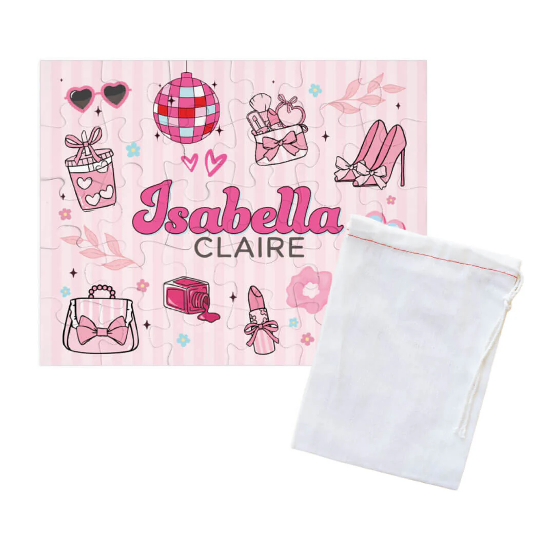 Kids Personalized 30 Piece Puzzle | Glamour Girl - Image 2