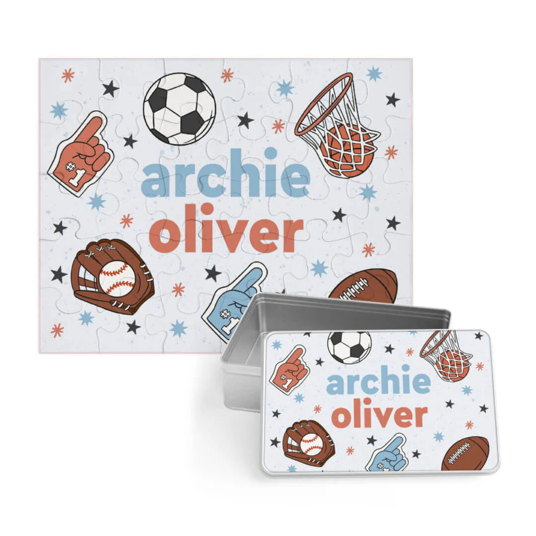Kids Personalized 30 Piece Puzzle | Half Time - Image 2