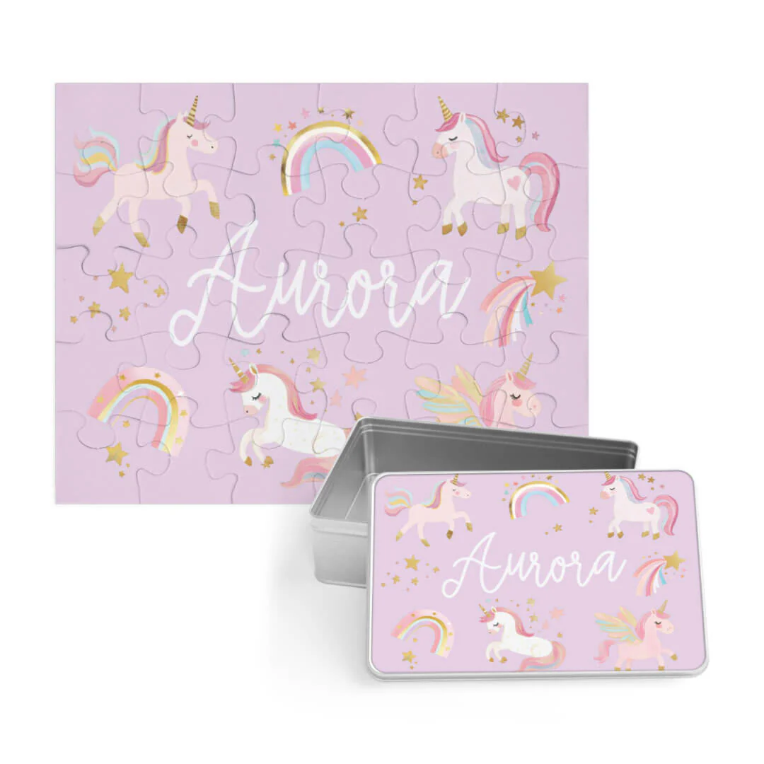 Kids Personalized 30 Piece Puzzle | Rainbow Magic - Image 3
