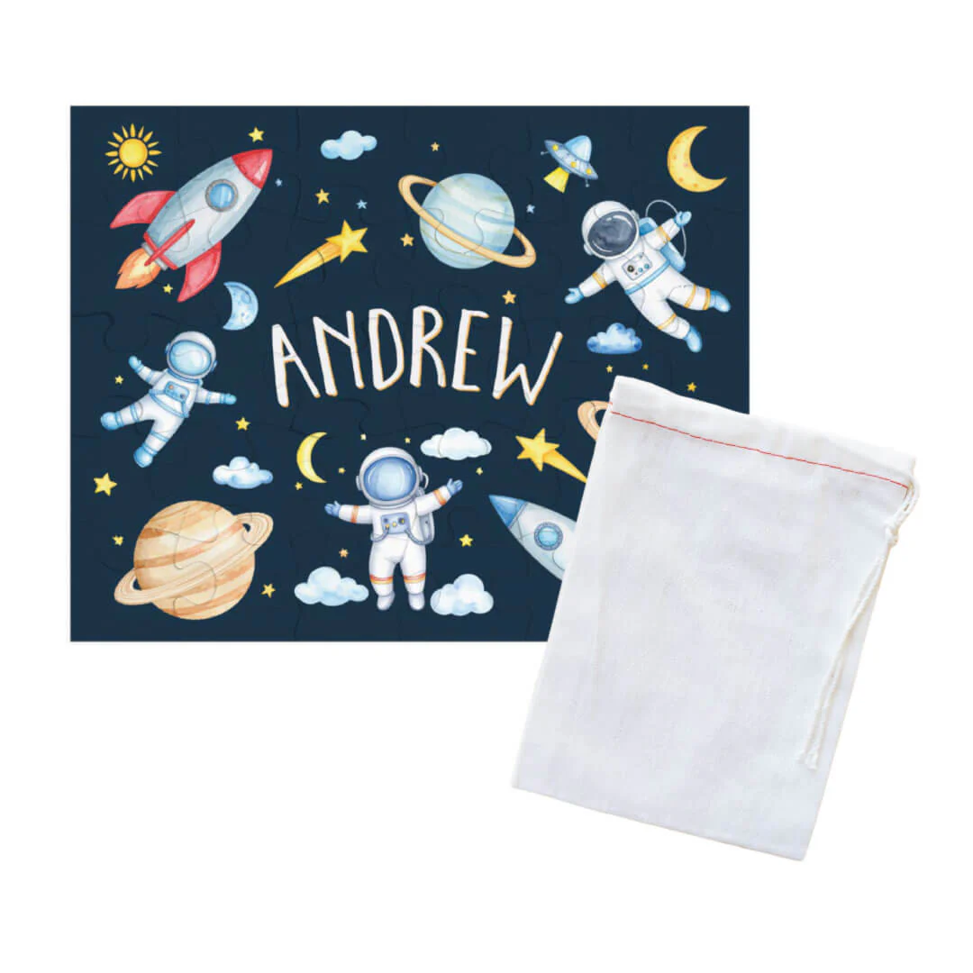 Kids Personalized 30 Piece Puzzle | Rocket Adventure - Image 2