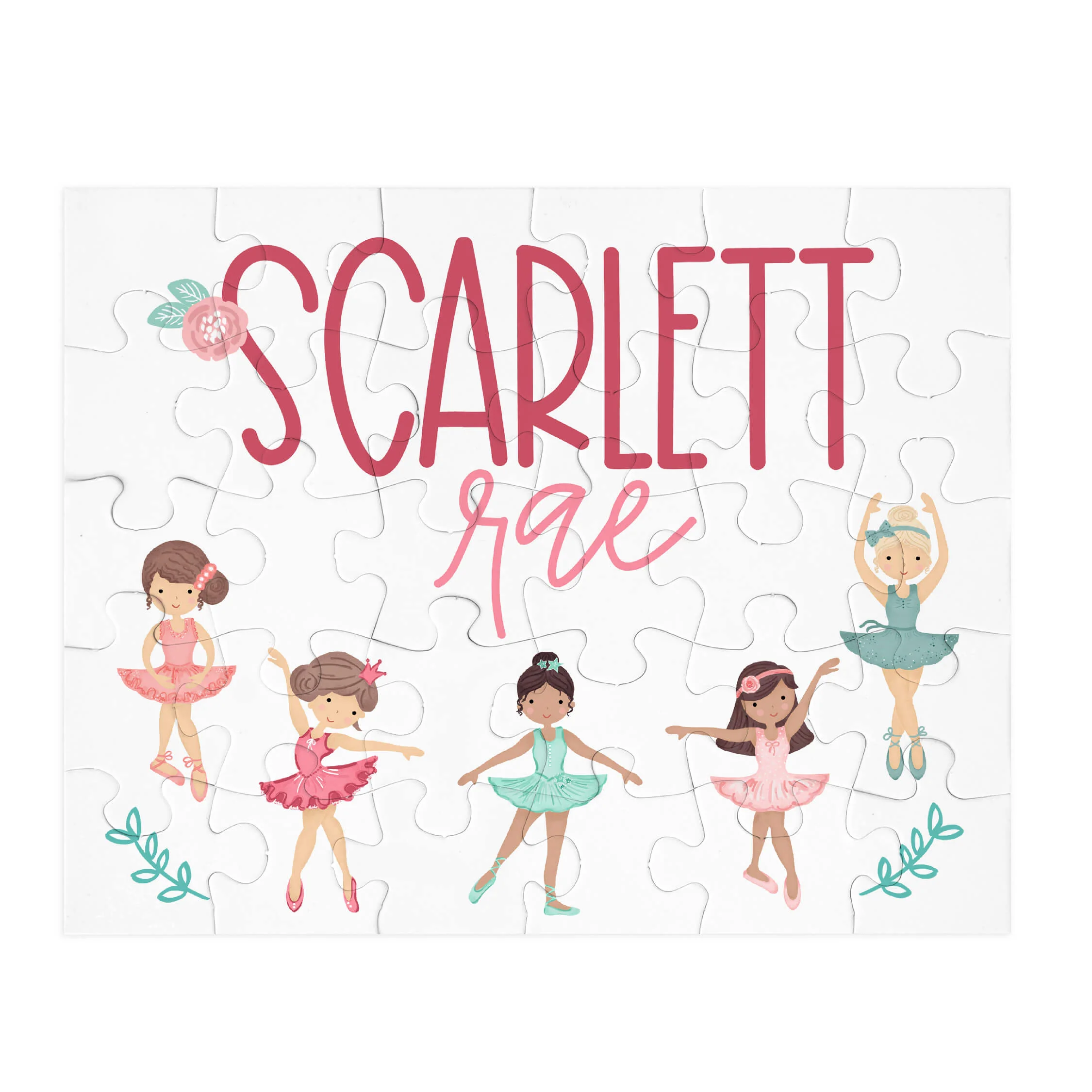 Kids Personalized 30 Piece Puzzle | Tiny Dancer - Image 2