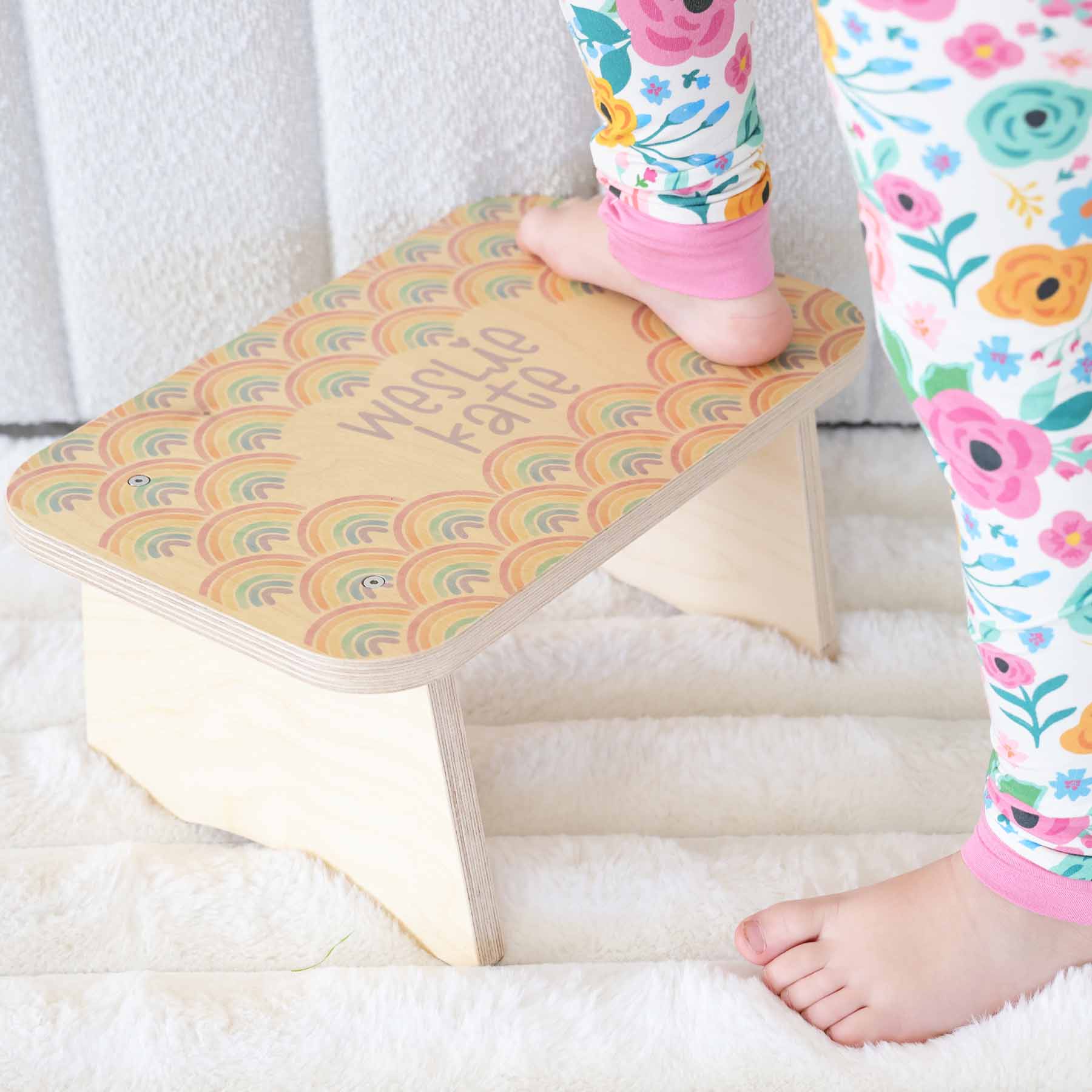 Kids Personalized Step Stool | Daydream - Image 3