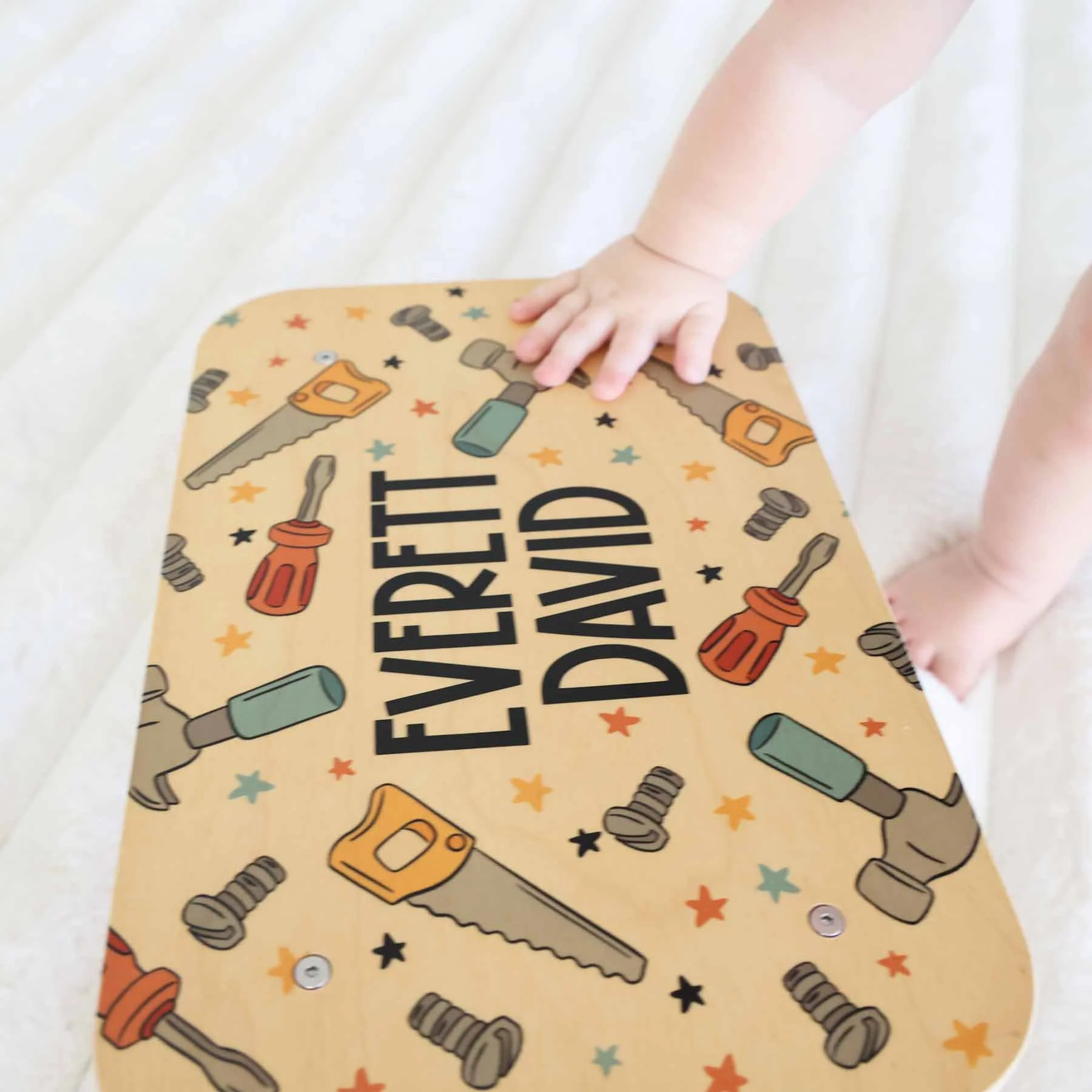 Kids Personalized Step Stool | Hammer Time - Image 2