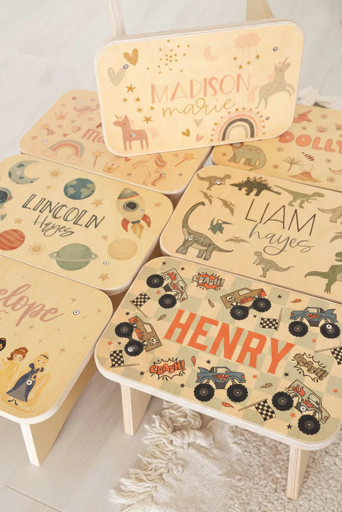 Kids Personalized Step Stools
