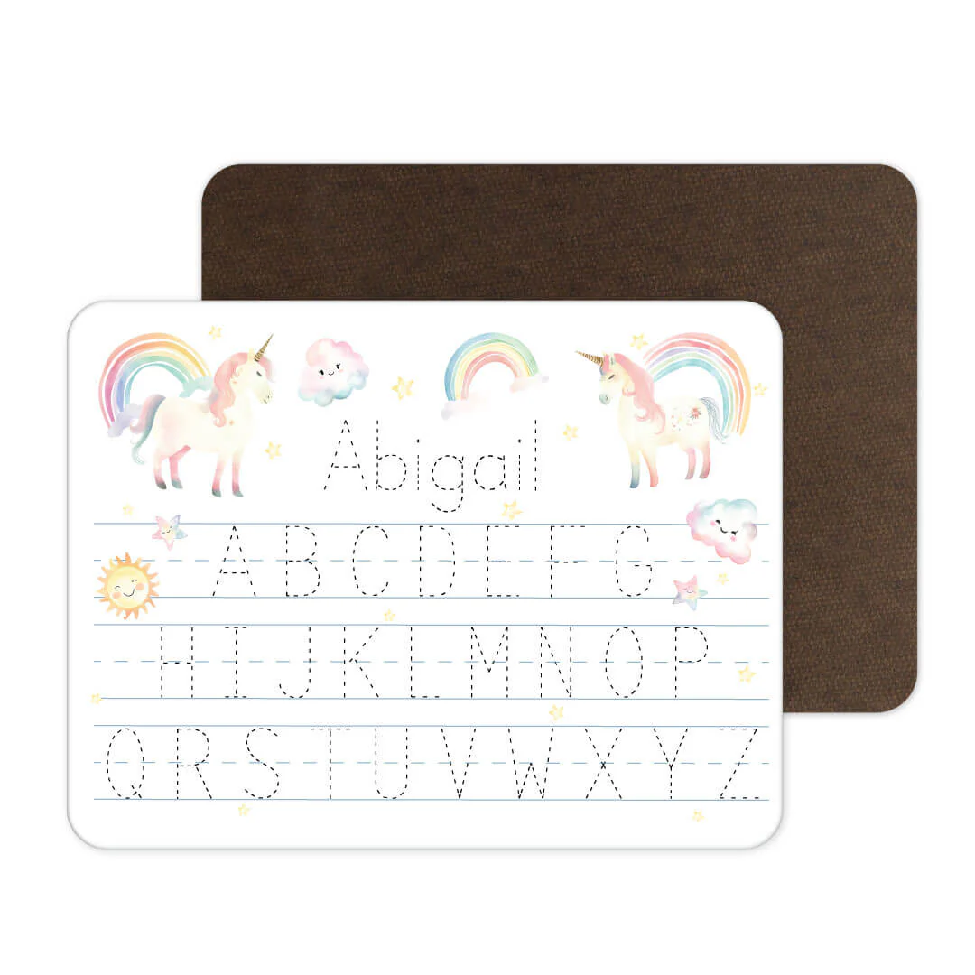 Kids Personalized Whiteboard | Magical Unicorns - Image 3