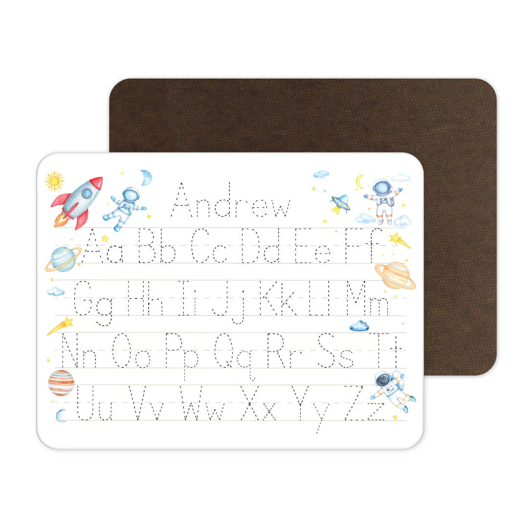 Kids Personalized Whiteboard | Rocket Adventure - Image 2