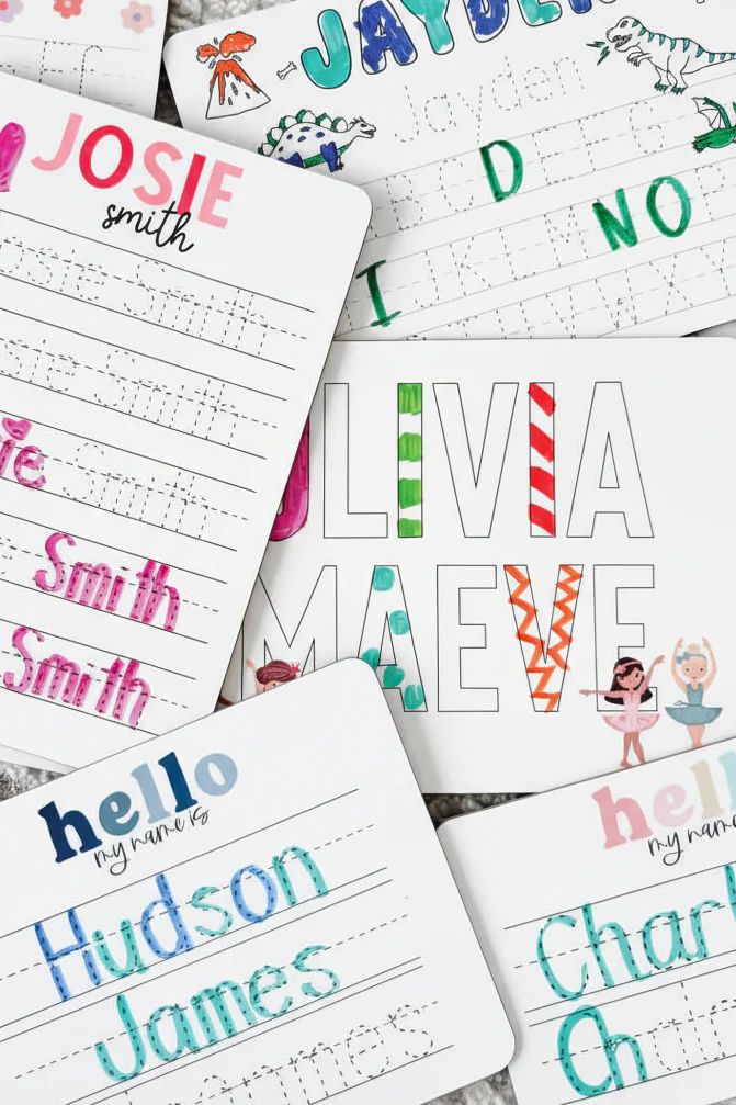 Kids Personalized Whiteboards