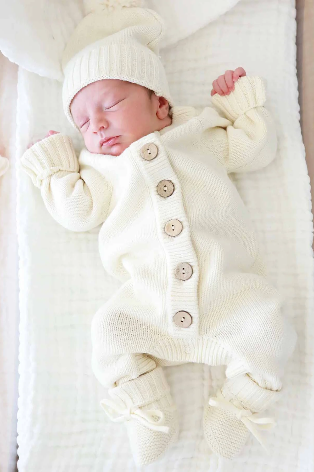 Knit Sweater Button Romper - Image 9