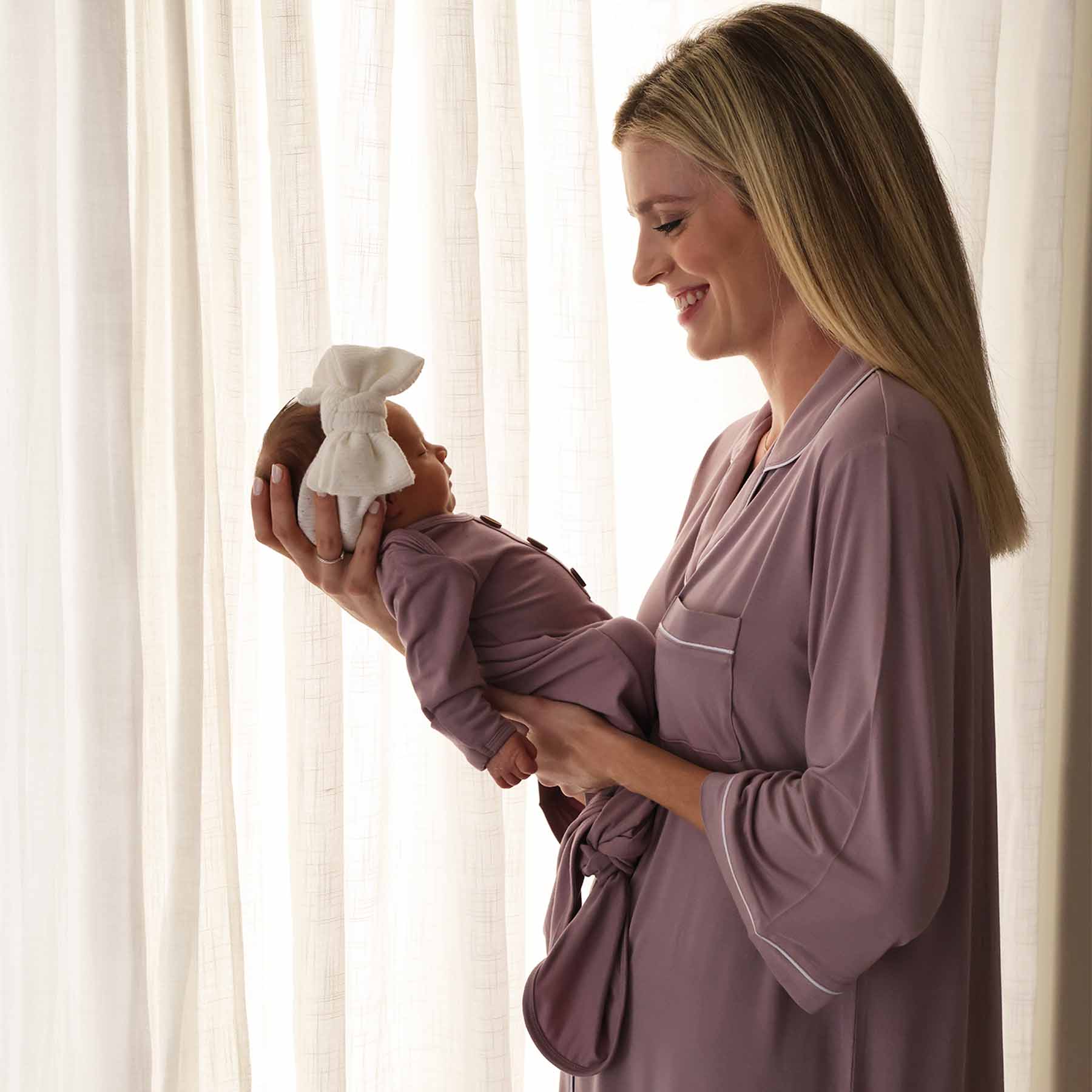 Labor & Delivery Nightgown | Dusty Purple - Image 3