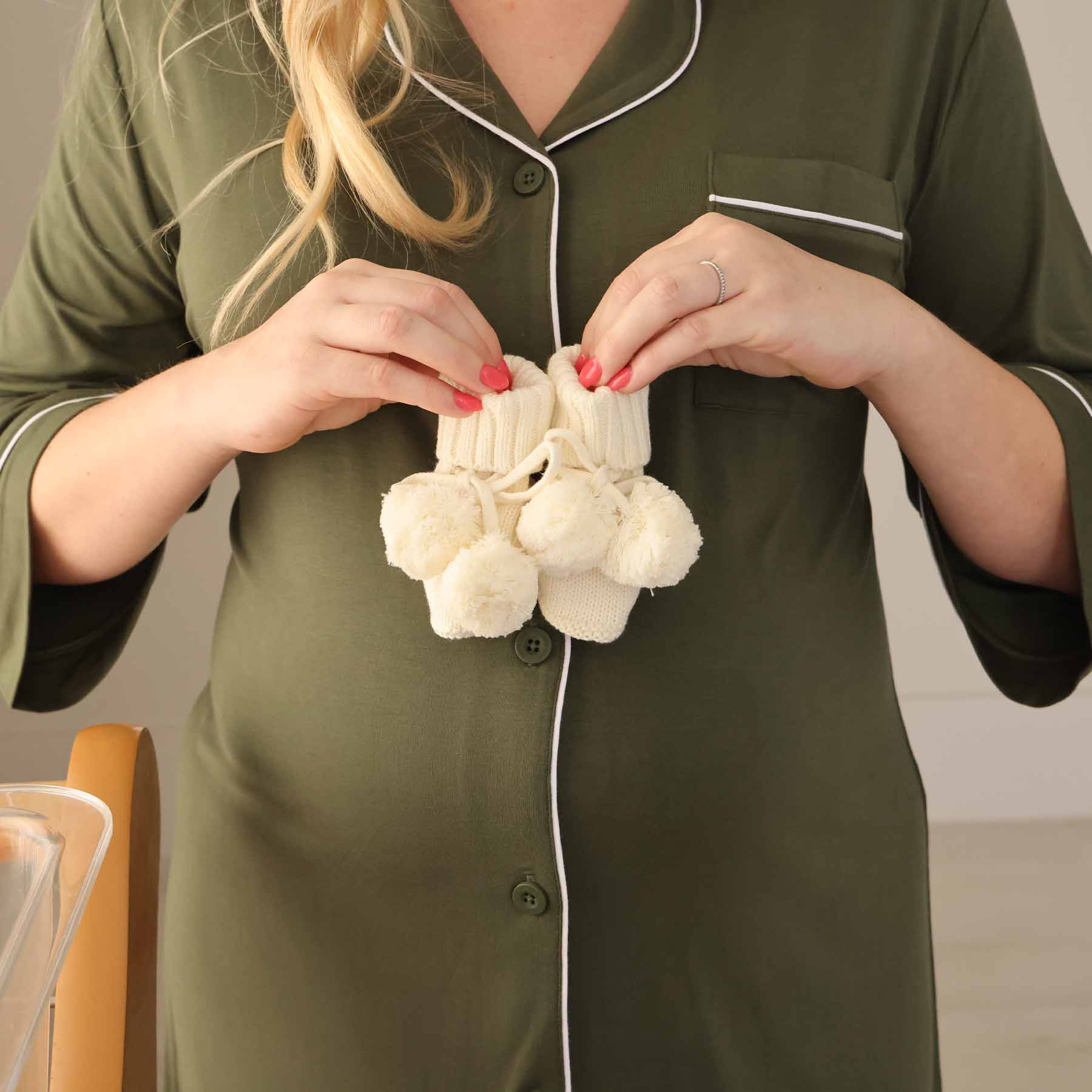 Labor & Delivery Nightgown | Olive - Image 2