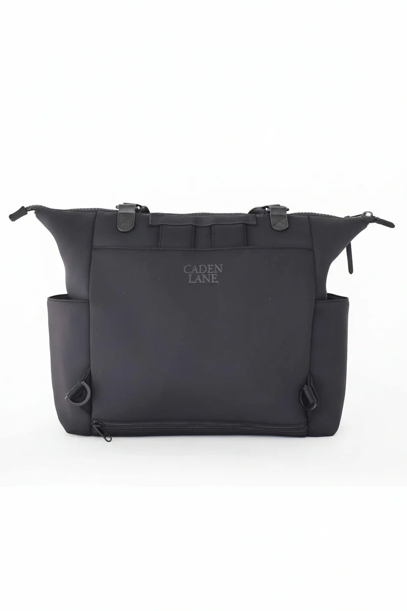 Lane Convertible Diaper Bag Tote | Black - Image 13