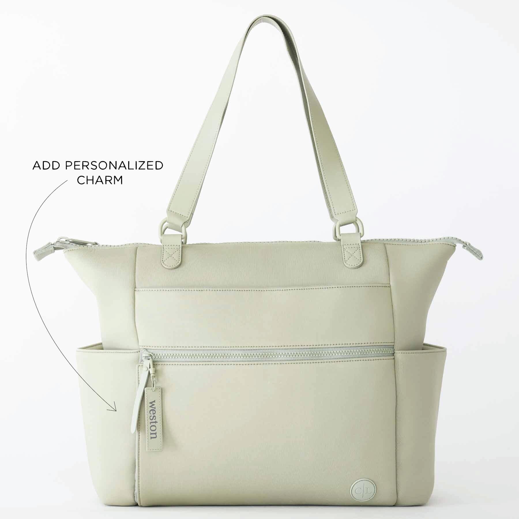 Lane Convertible Diaper Bag Tote | Matcha - Image 2