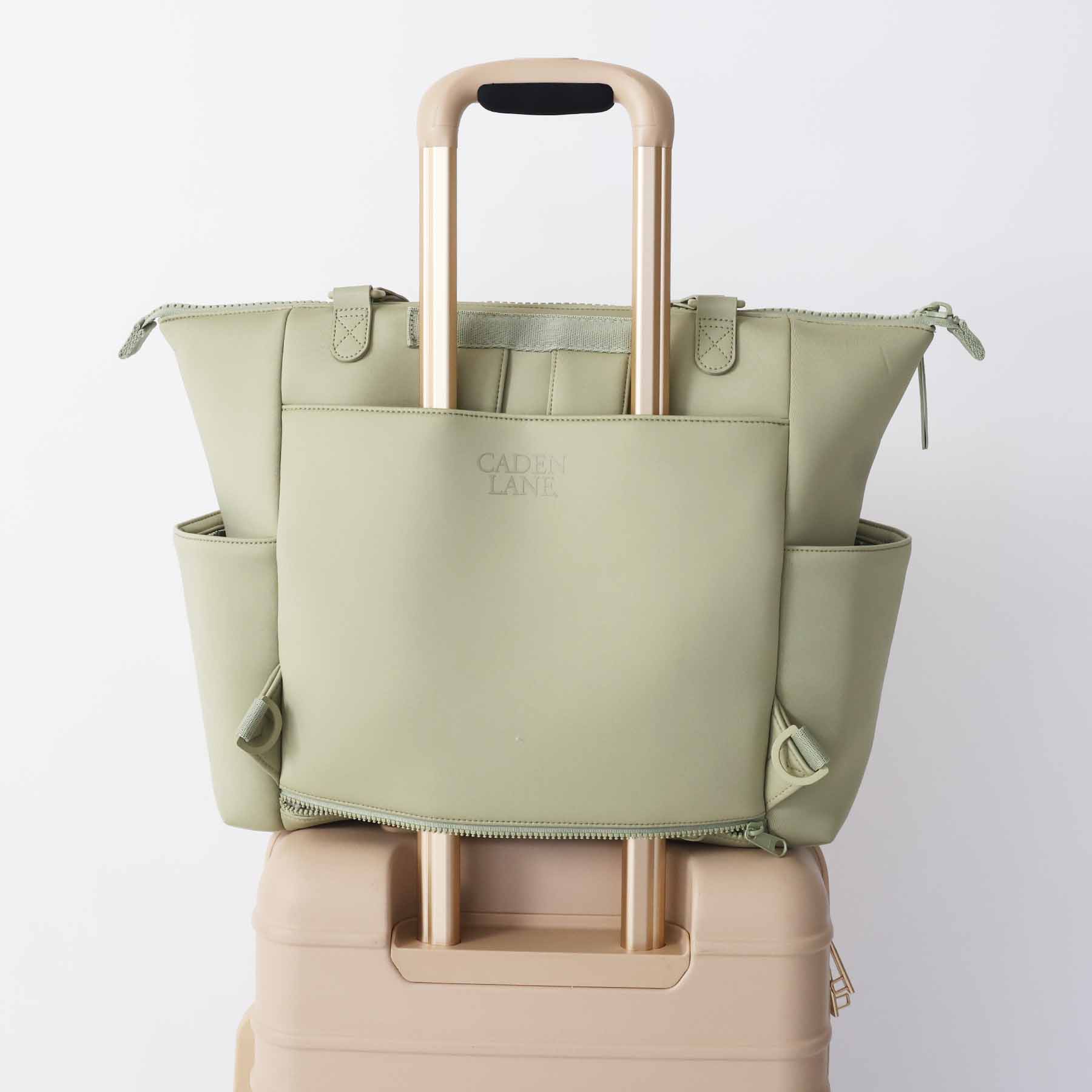 Lane Convertible Diaper Bag Tote | Matcha - Image 8