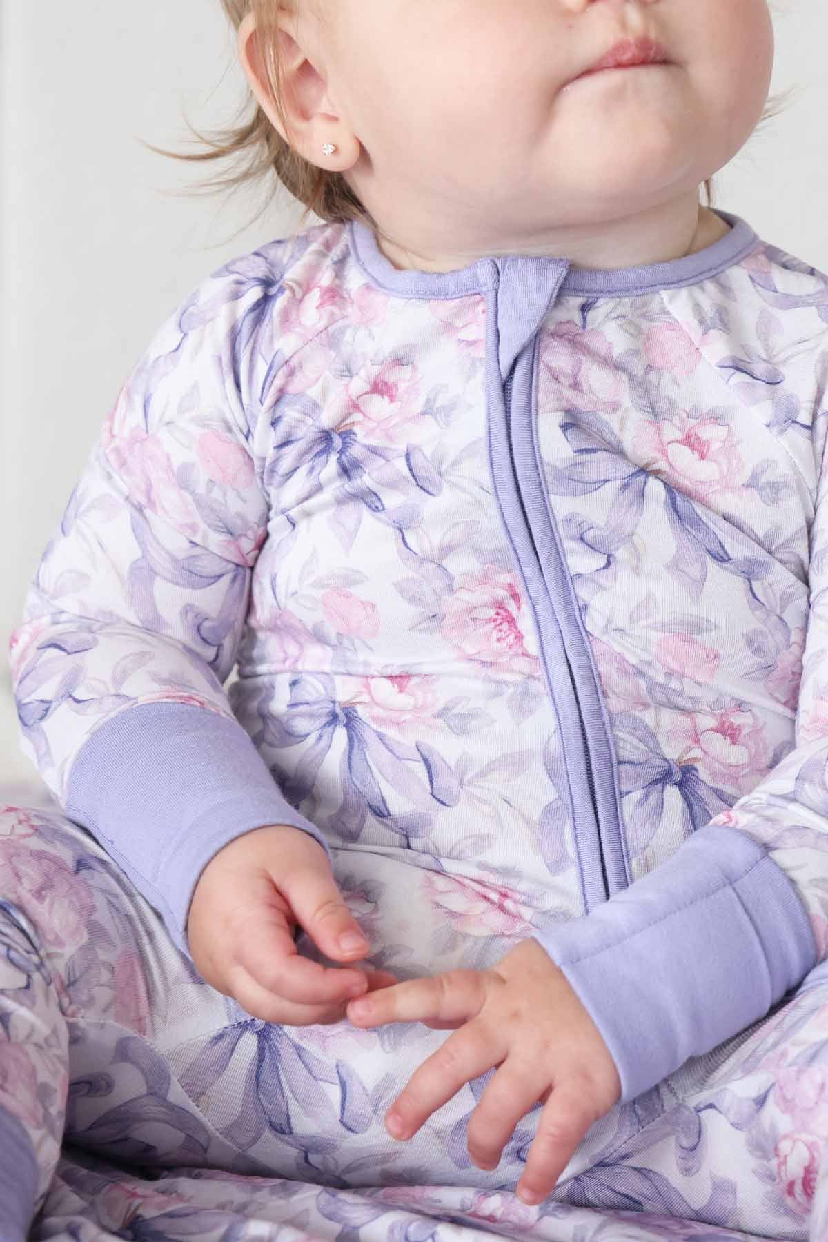 Leighton's Lavender Convertible Zip Romper - Image 3