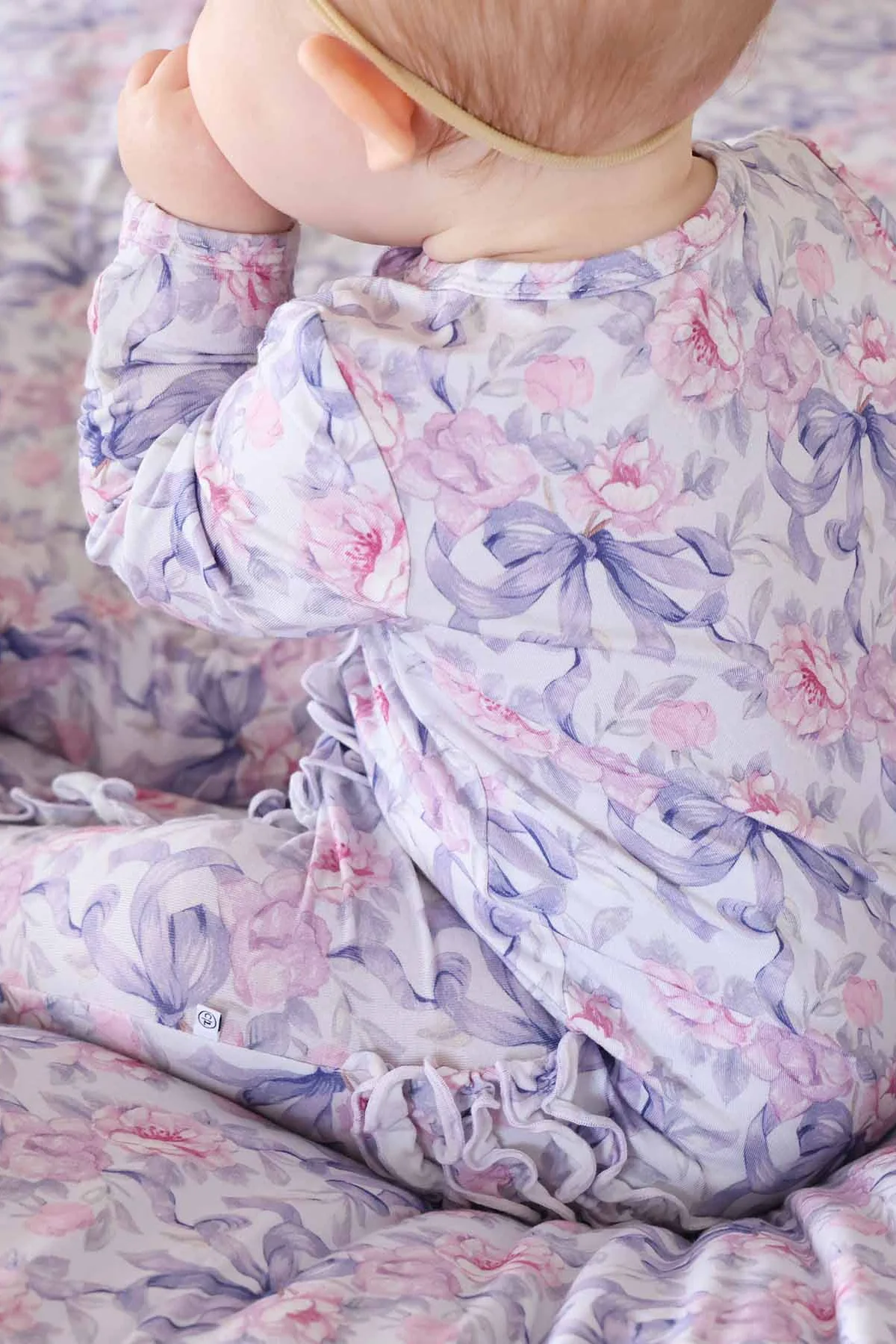 Leighton's Lavender Ruffle Zipper Footie - Image 12