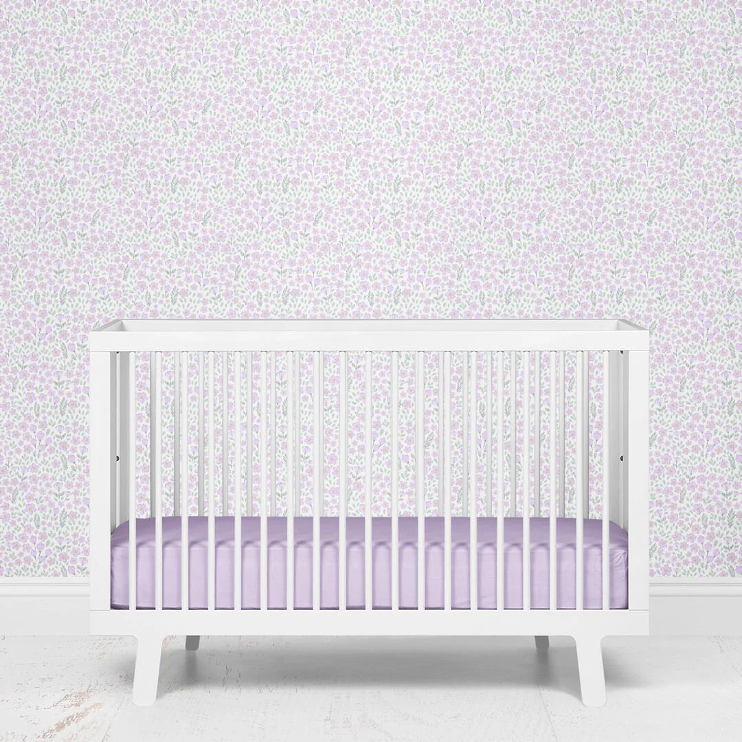 Lilac Meadow Removable Wallpaper - Image 2