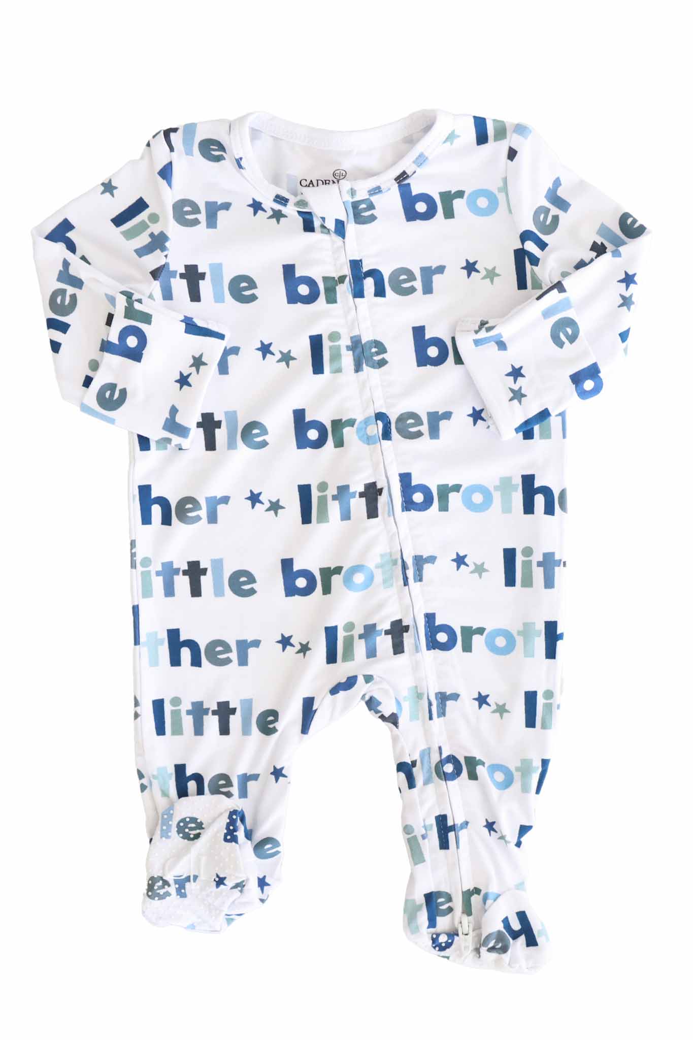 Little Brother Zipper Footie - Image 2