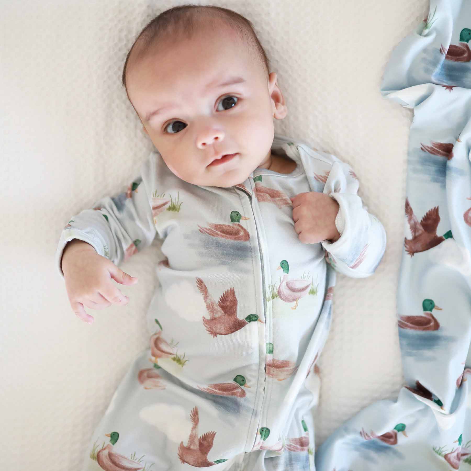 Little Duckling Zipper Footie - Image 2