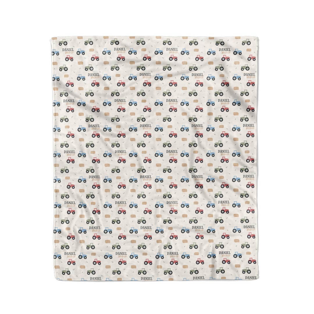 Little Farmer Personalized Kids Blanket - Image 3