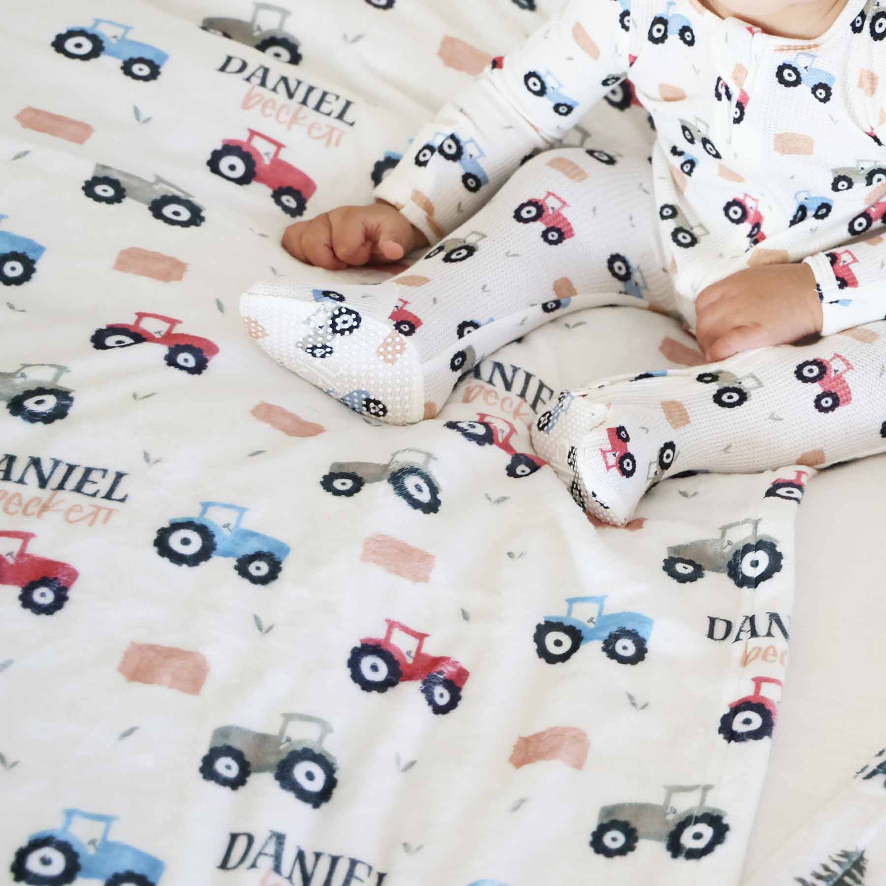 Little Farmer Personalized Kids Blanket - Image 5