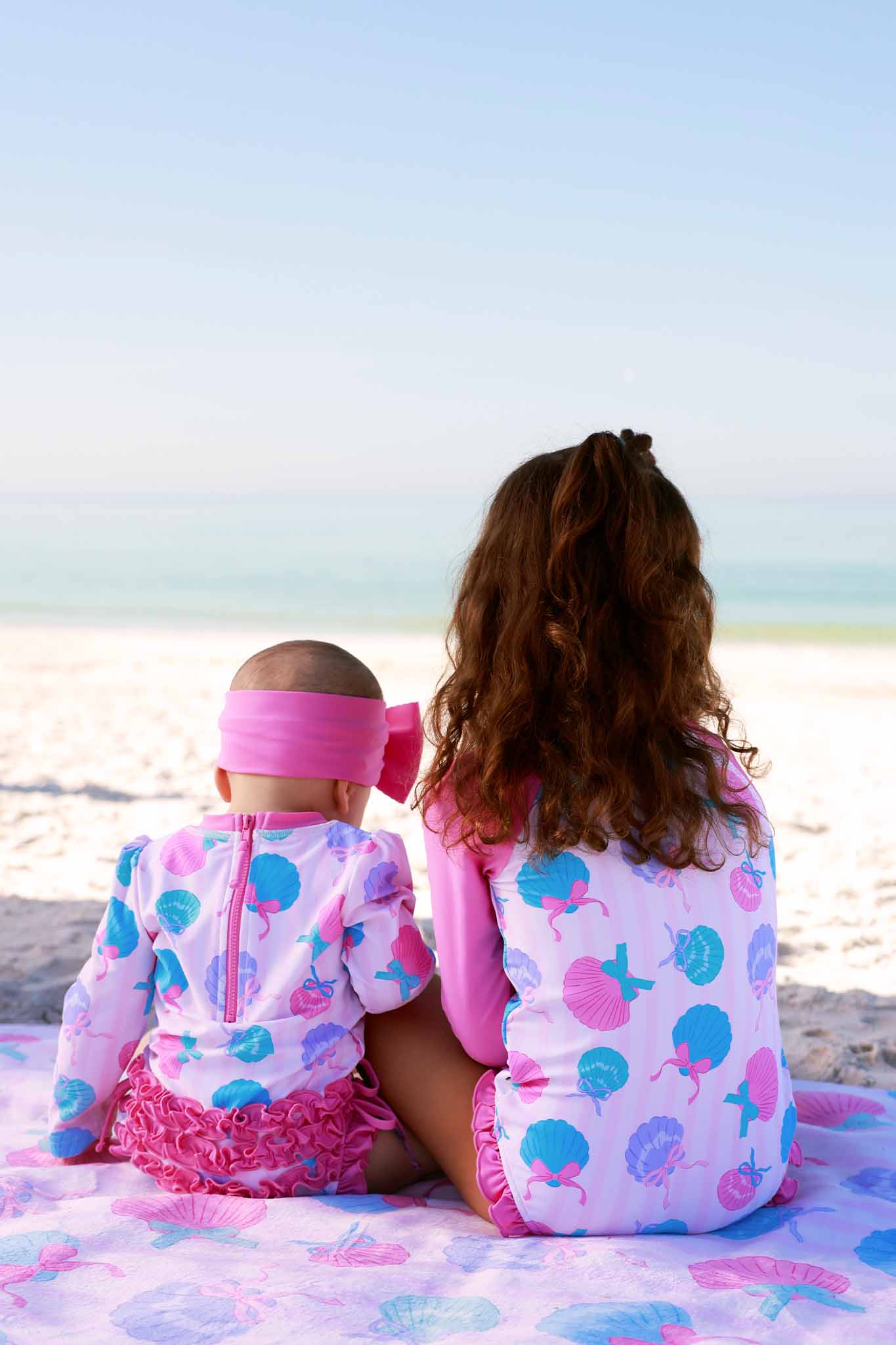 Long Sleeve Rash Guard With Ruffle Bottom | Seaside Sweetie - Image 8