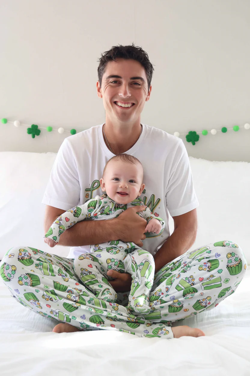 Lucky Parent Adult Graphic Tee | White - Image 4