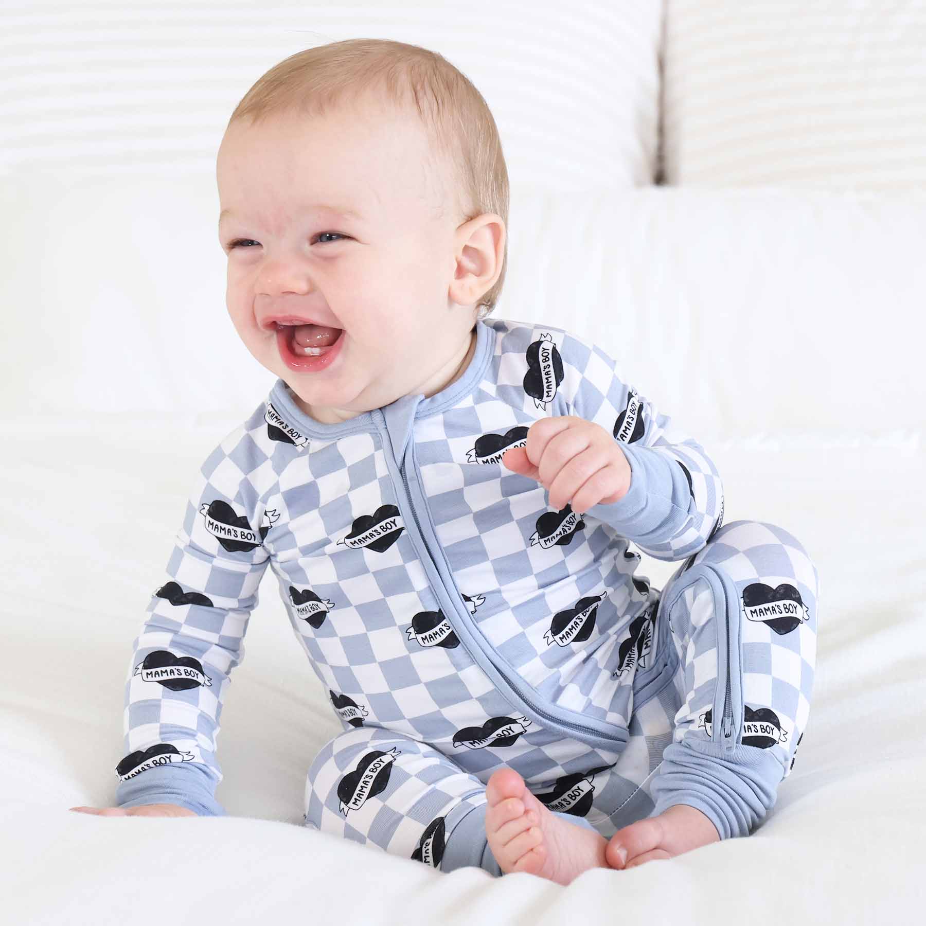 Mama's Boy Convertible Zip Romper - Image 9